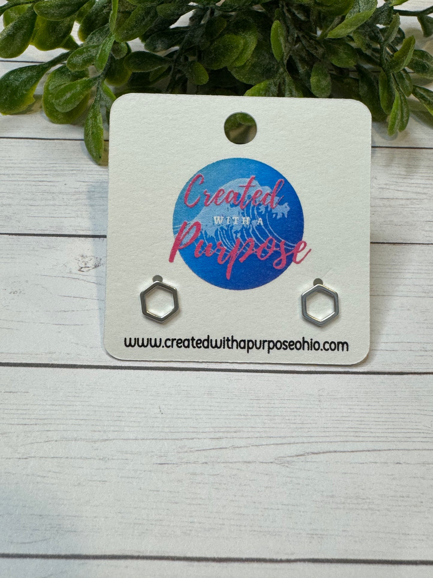 Hexagon Studs