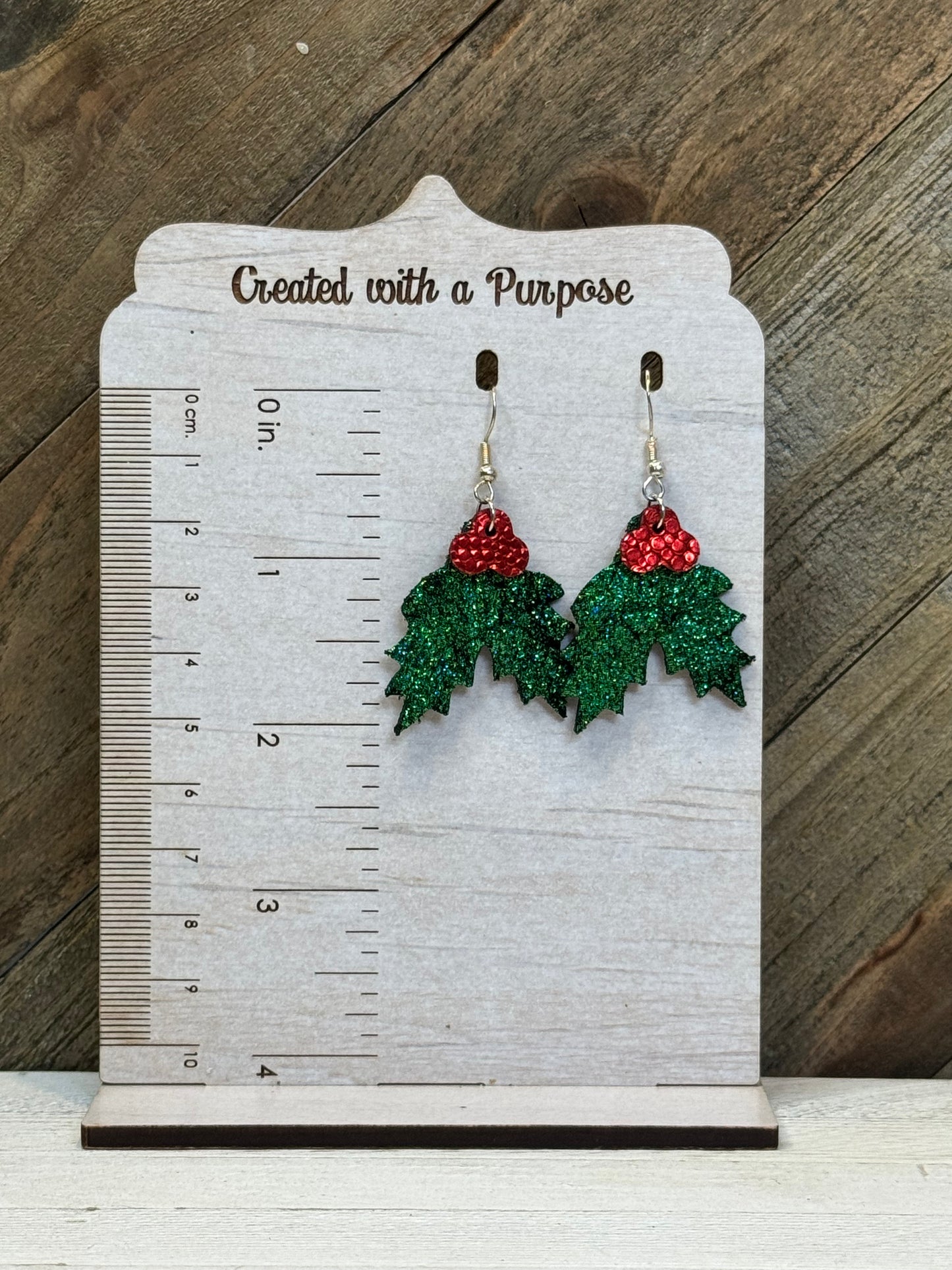 Green Sparkle Holly