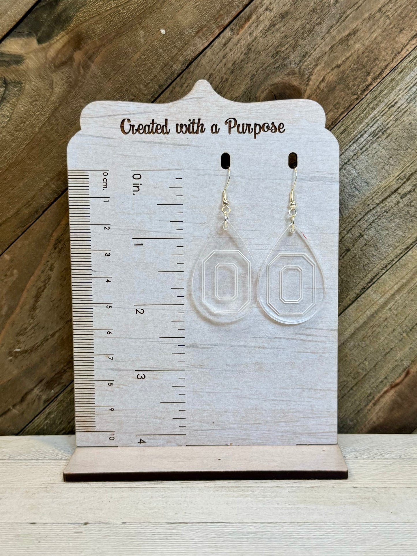 Acrylic O Earrings