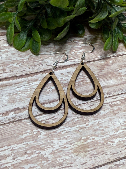 Double Open Teardrop