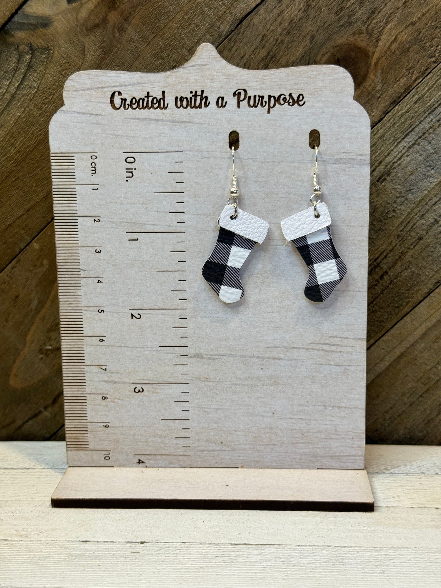 Black and White Buffalo Stockings