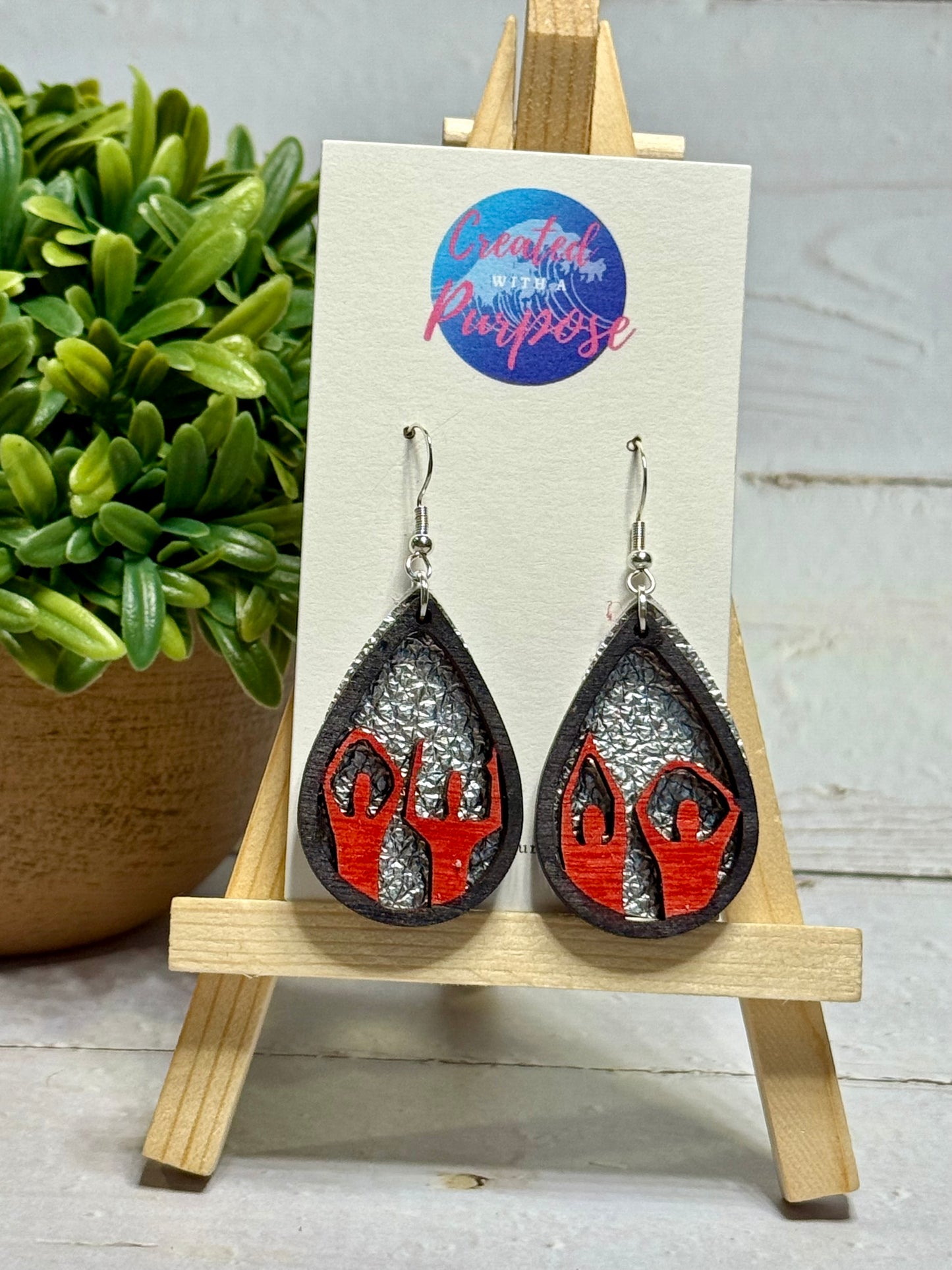 OH IO Teardrop Earrings