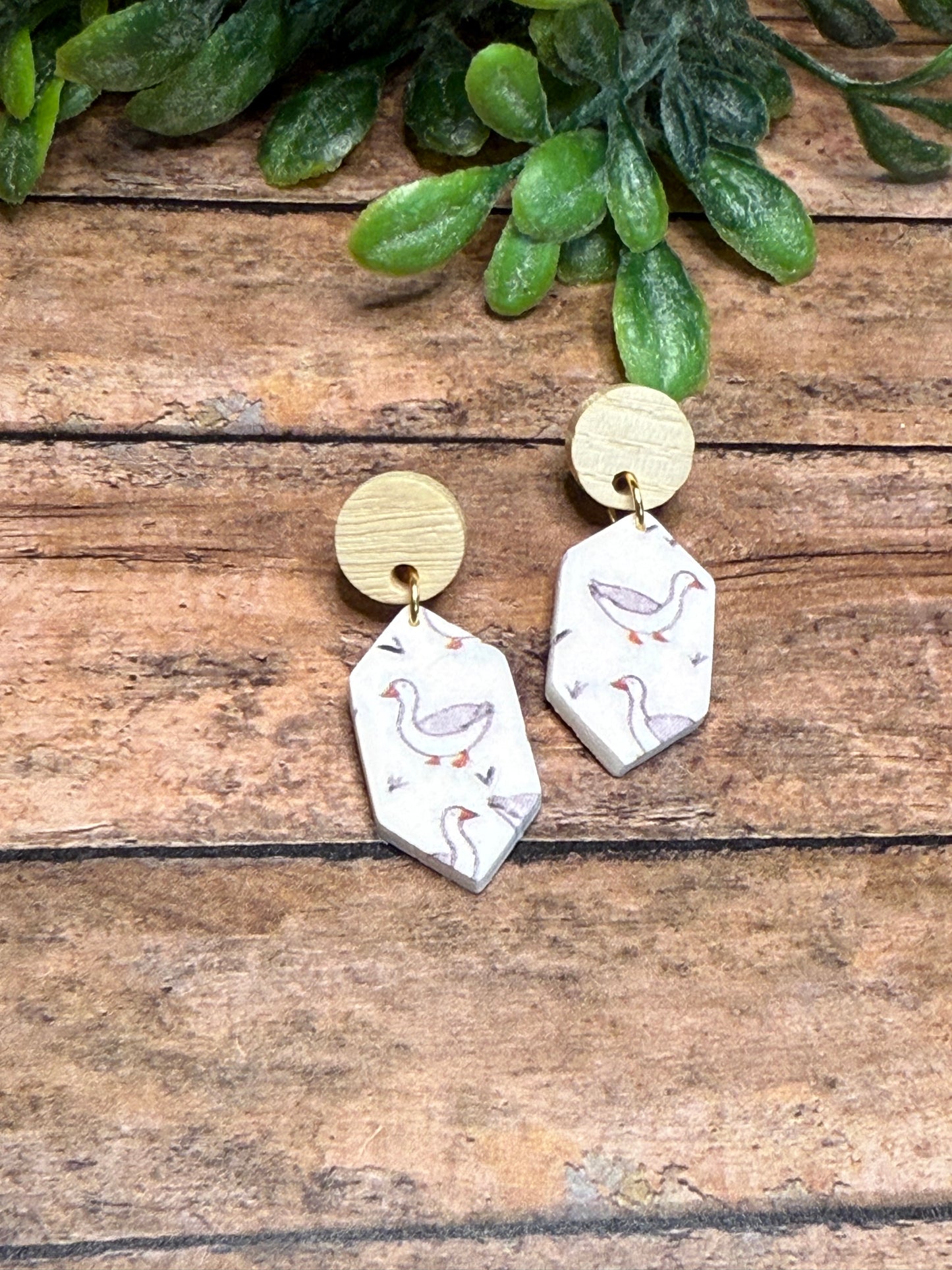 Goose Earrings
