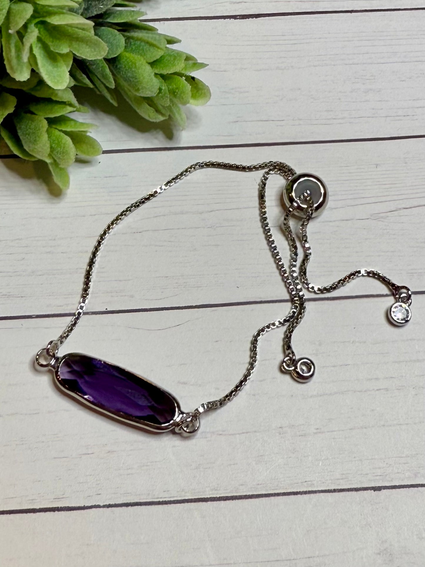 Dark Purple Bar Silver