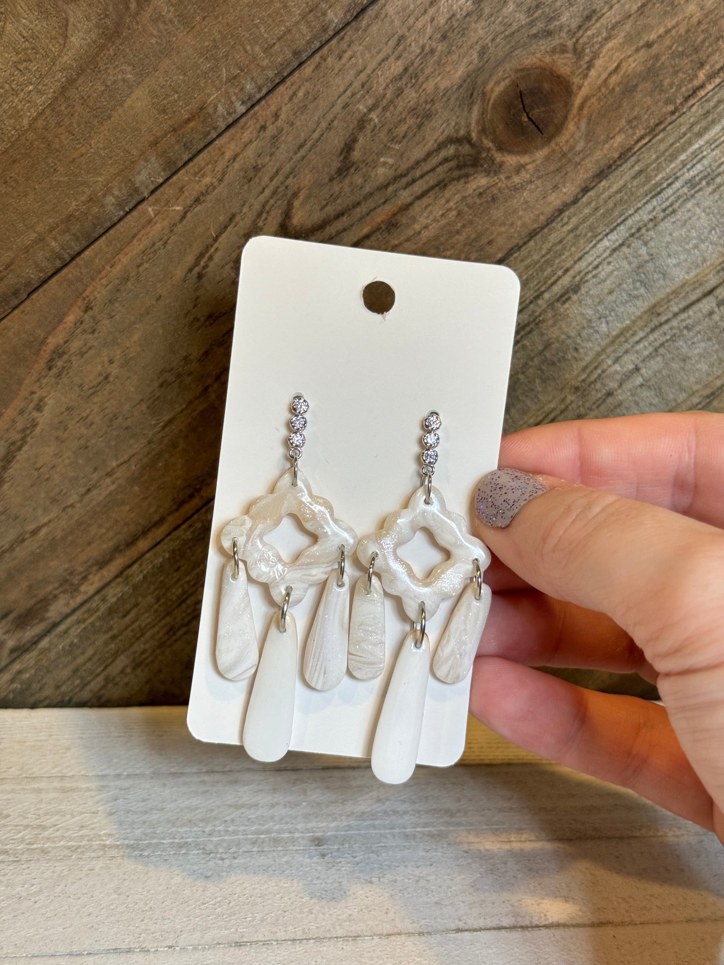 Triple Drop White Formal