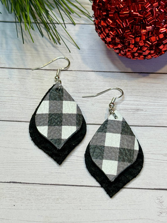 Black and White Double Layer Buffalo