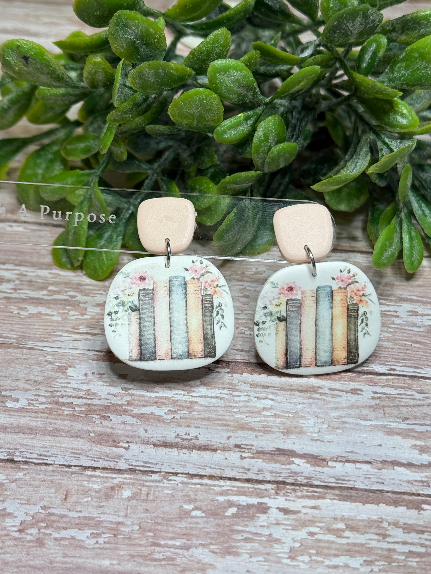 Books with Pink Topper