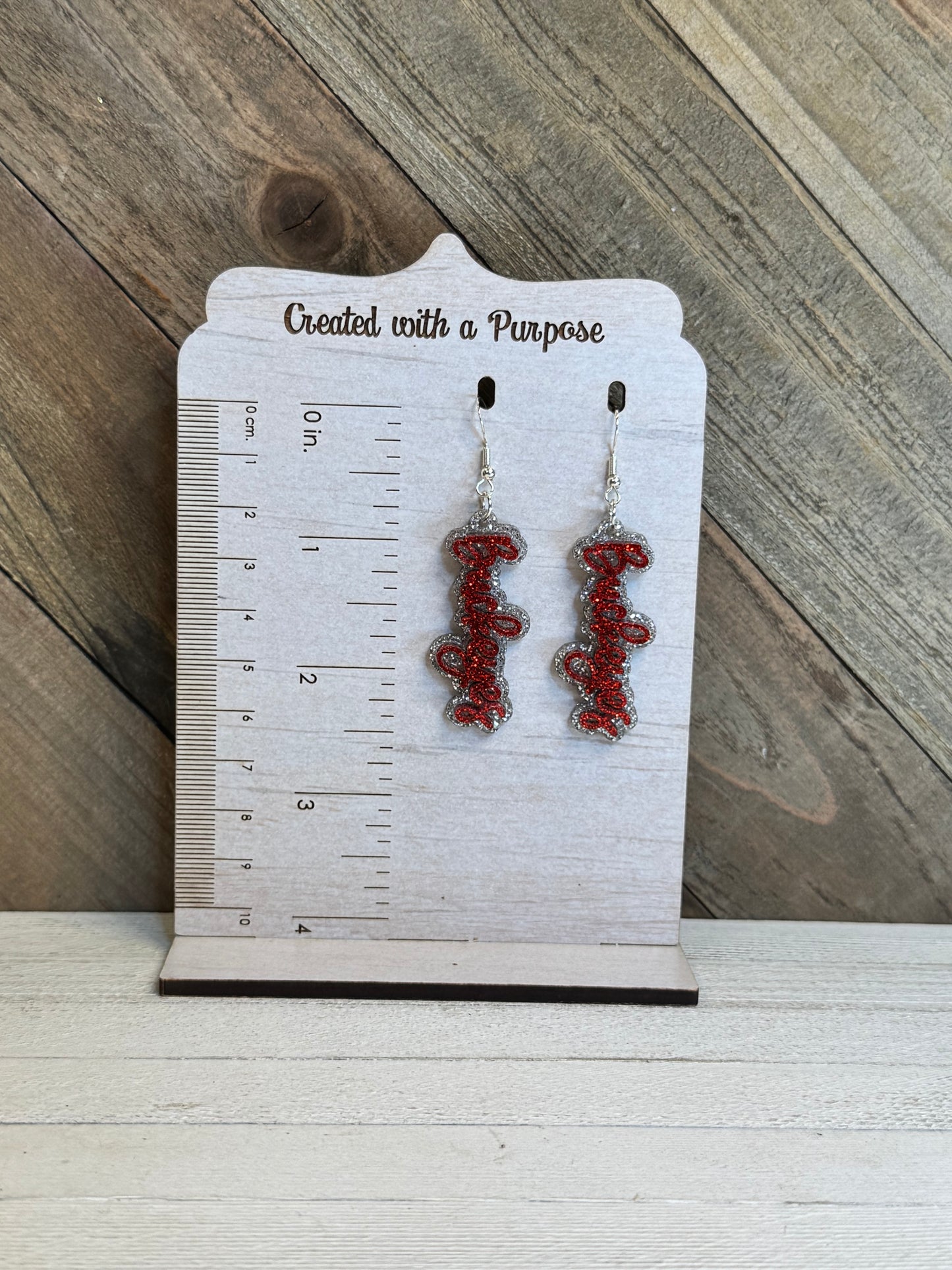 Buckeyes Sparkle Earrings