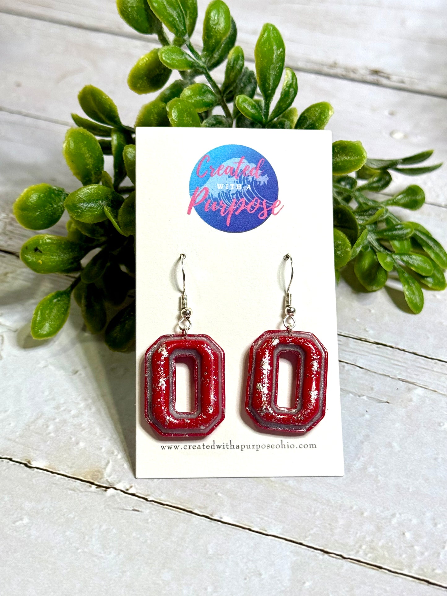 Red Polymer Clay O