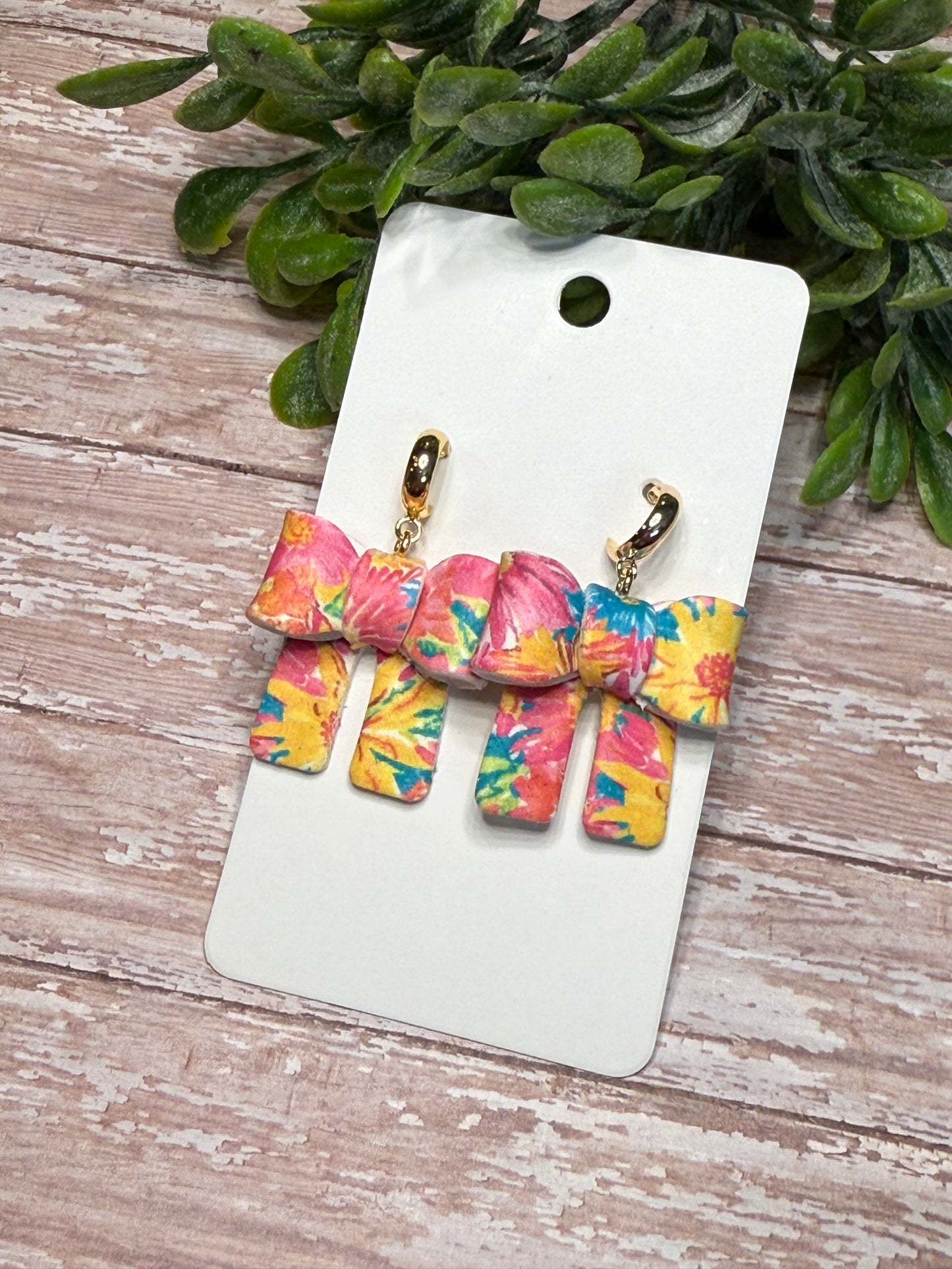 Summer Floral Bow