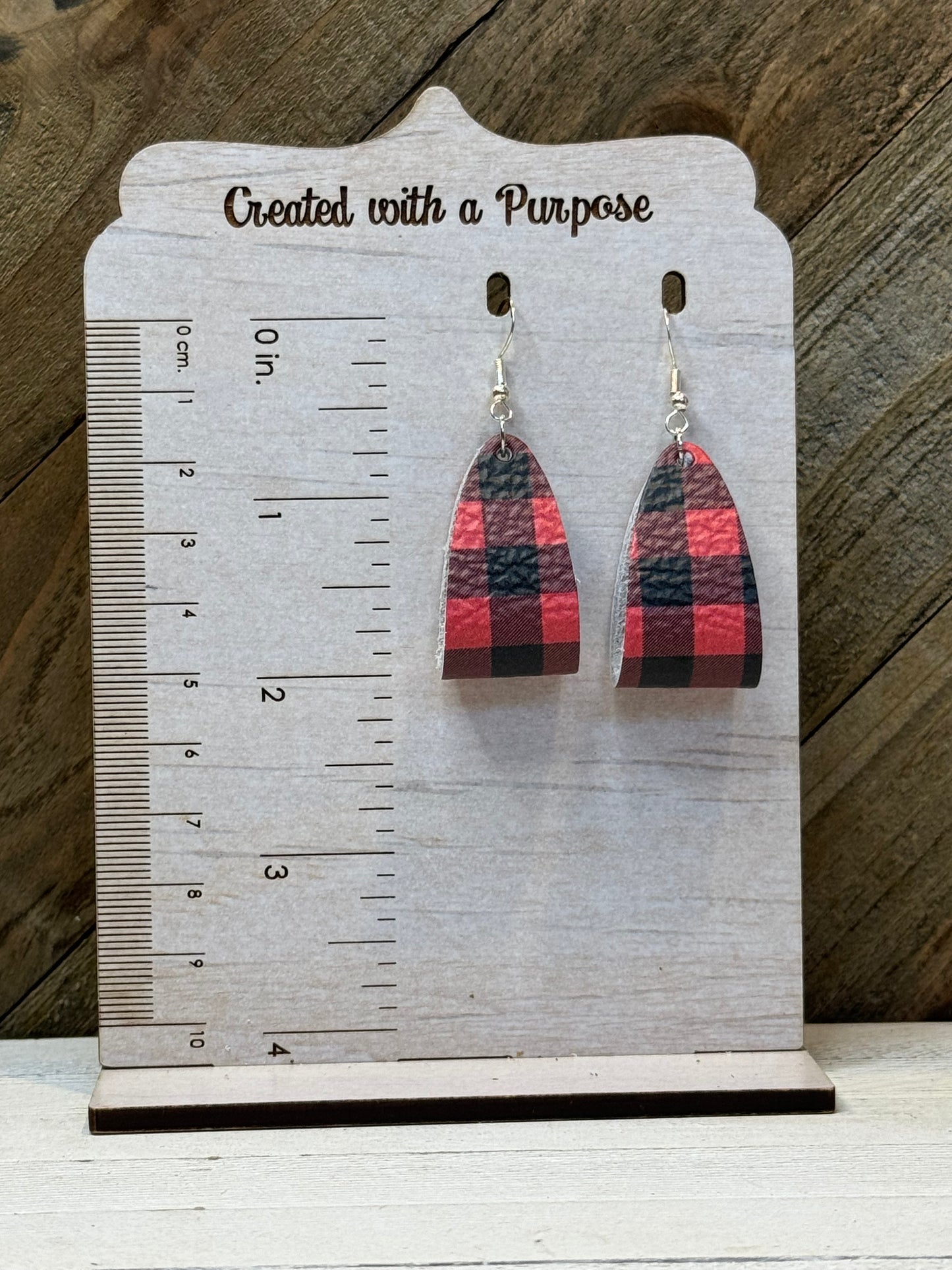Black and Red Buffalo Loops