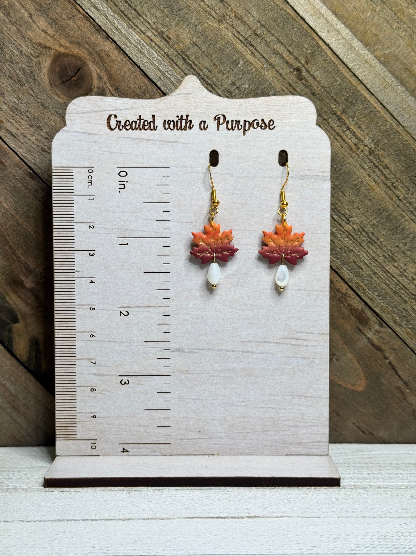 Elegant Leaf Dangle Earrings