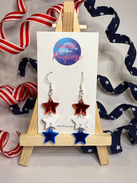 Mirror Triple Star Dangle