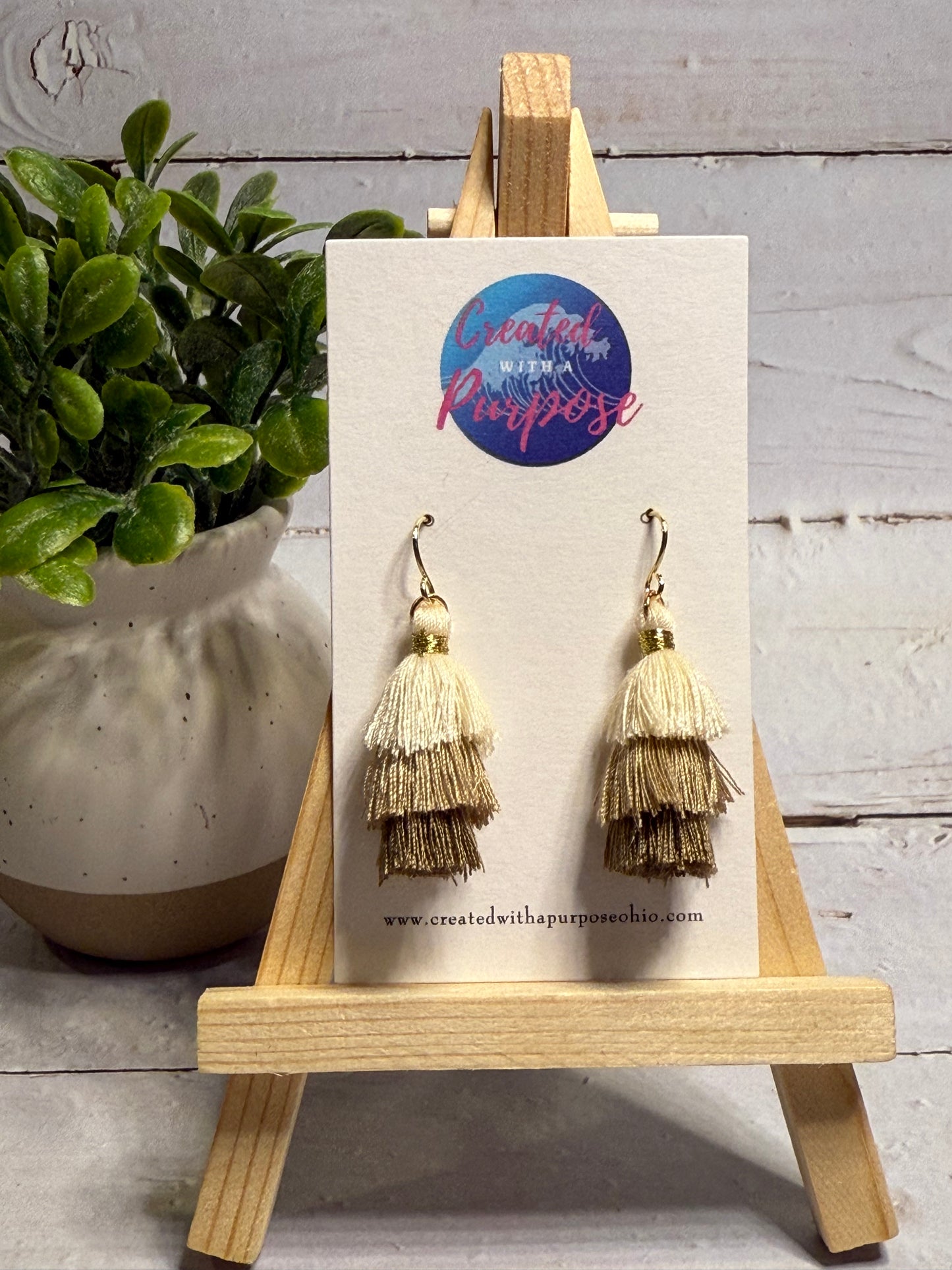 Triple Neutral Tassel