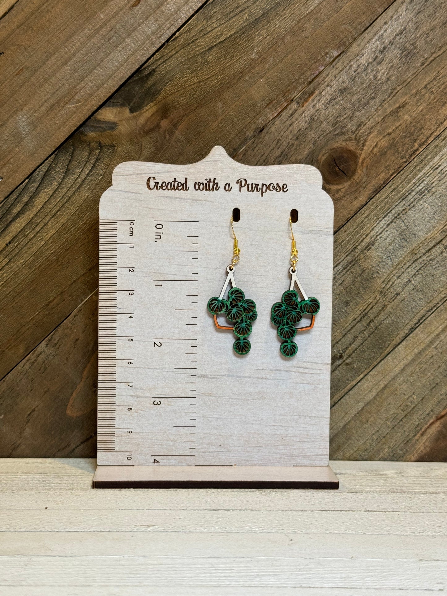 Terracotta Hanging Plant Earrings