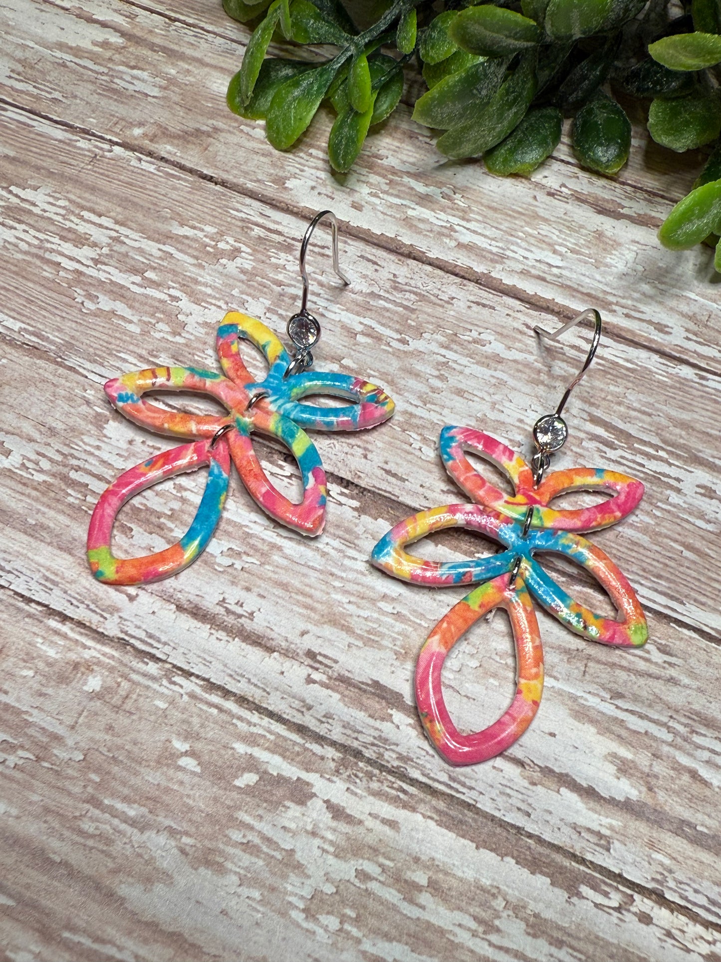 Summer Floral Statement Earrings