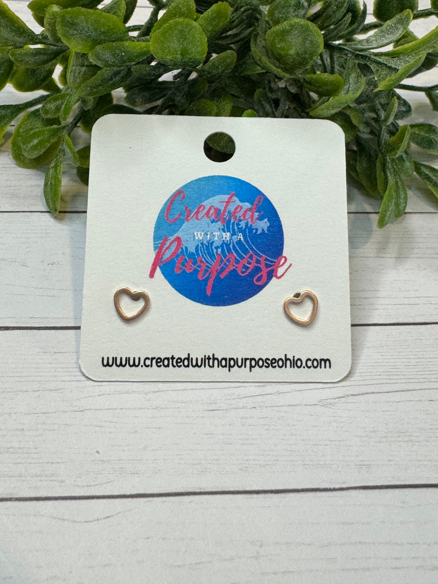 Heart Studs