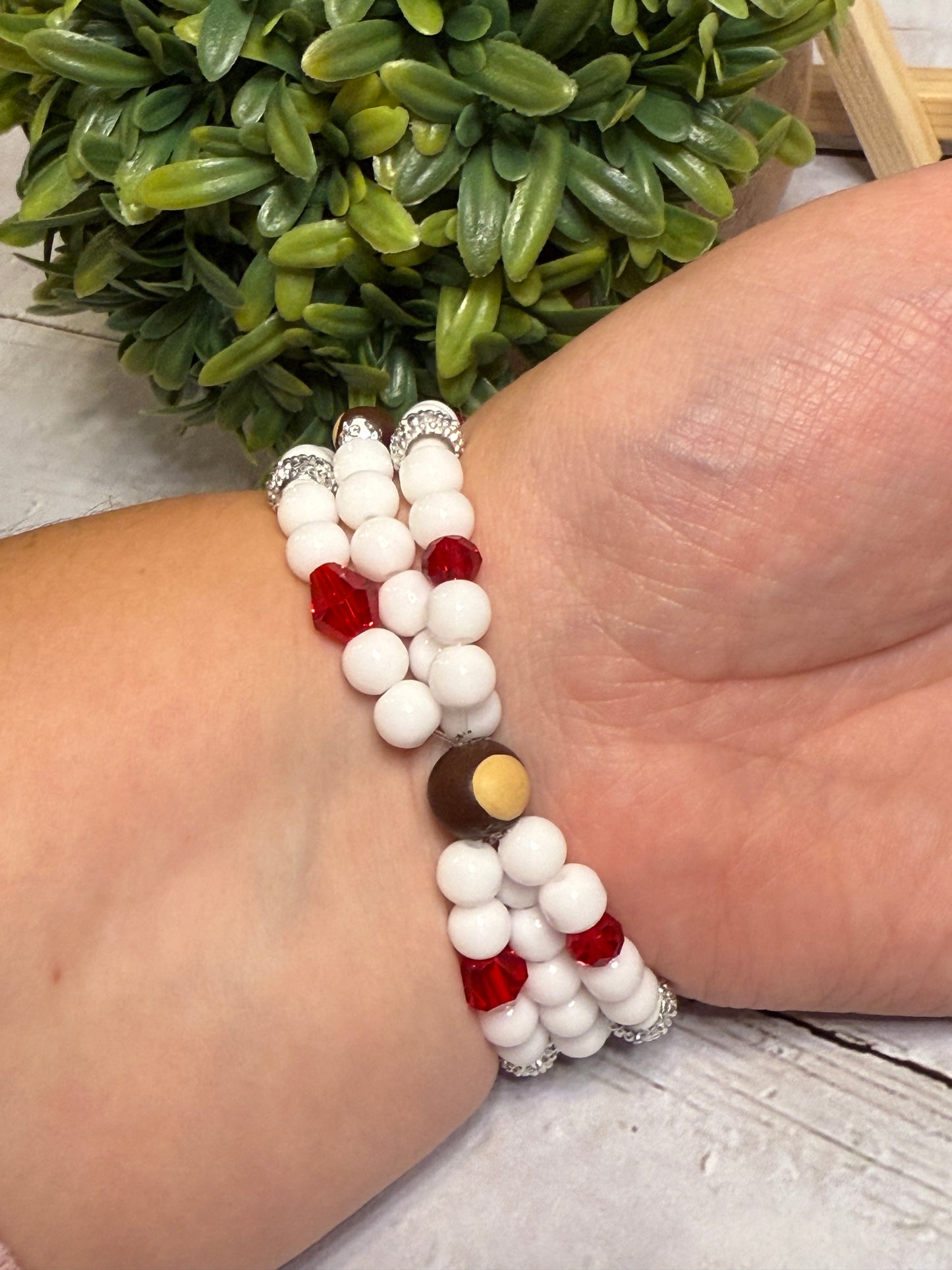 Ohio State Buckeye Bracelet Stack