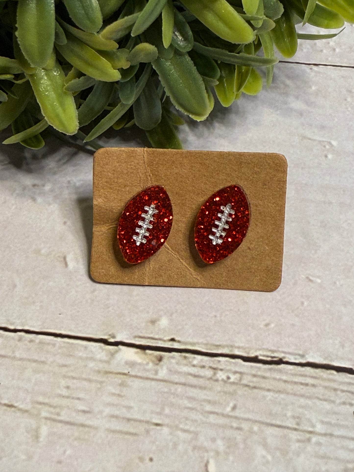 Red Sparkle Football