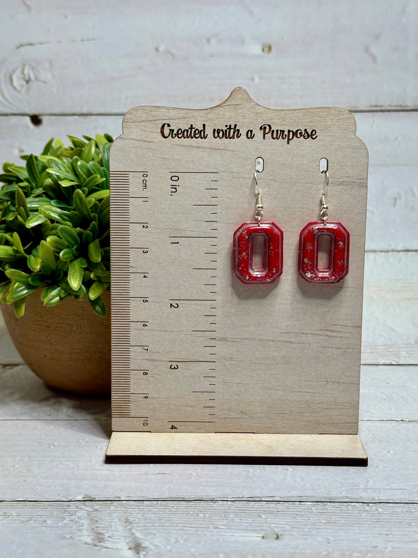 Red Polymer Clay O