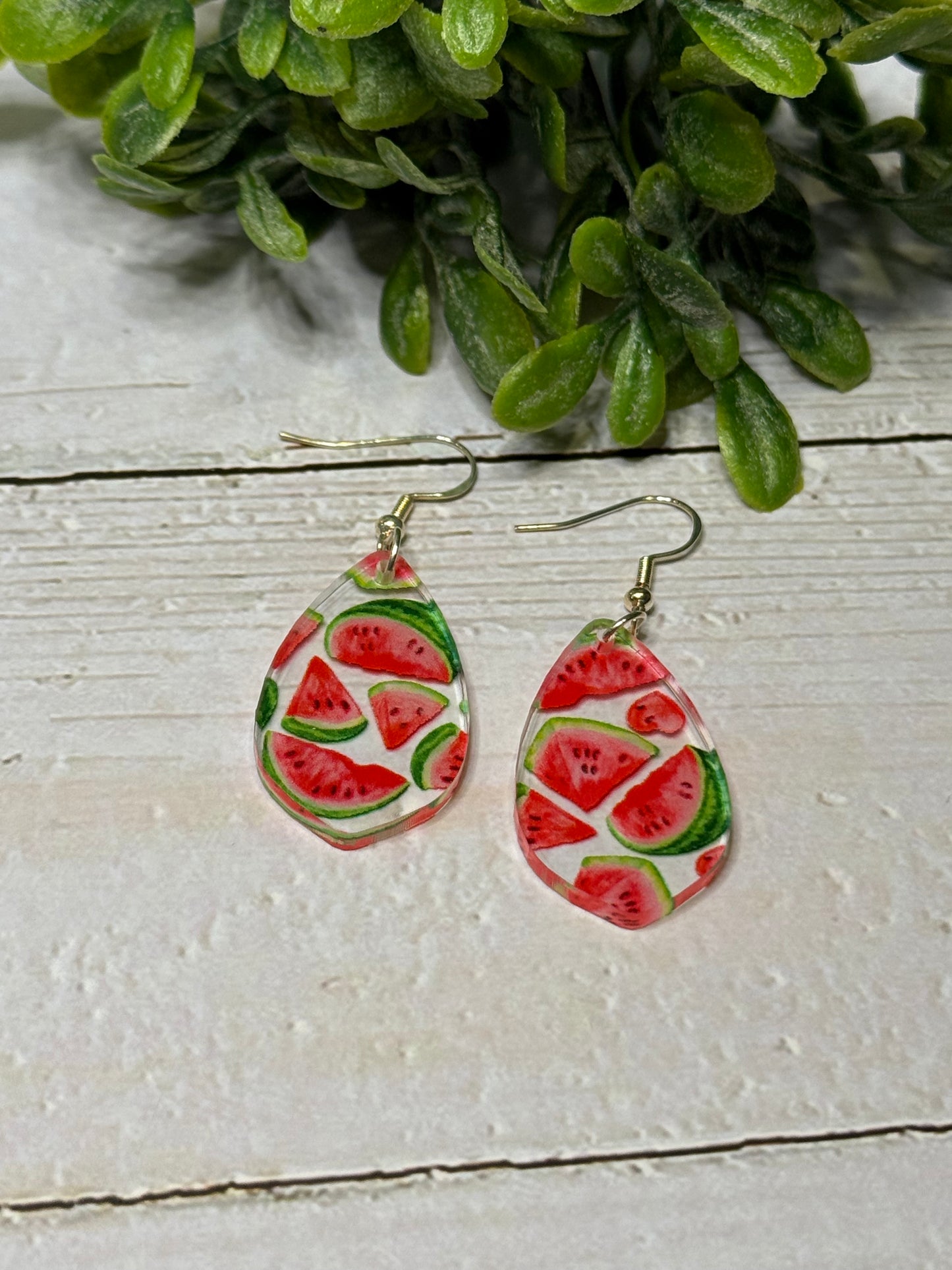 Watermelon Earrings