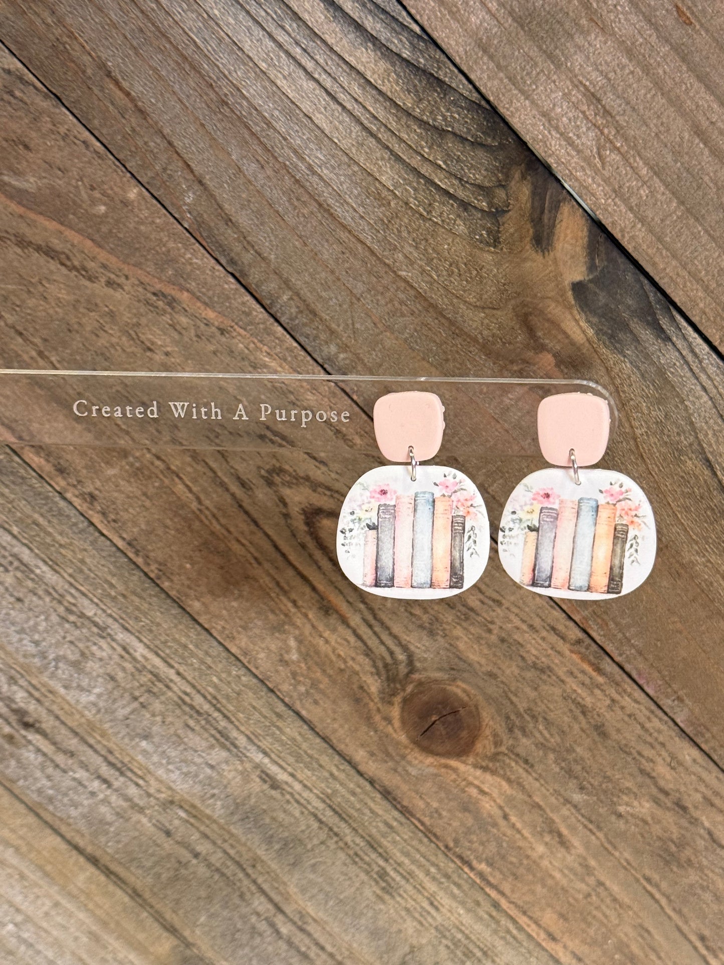 Books with Pink Topper
