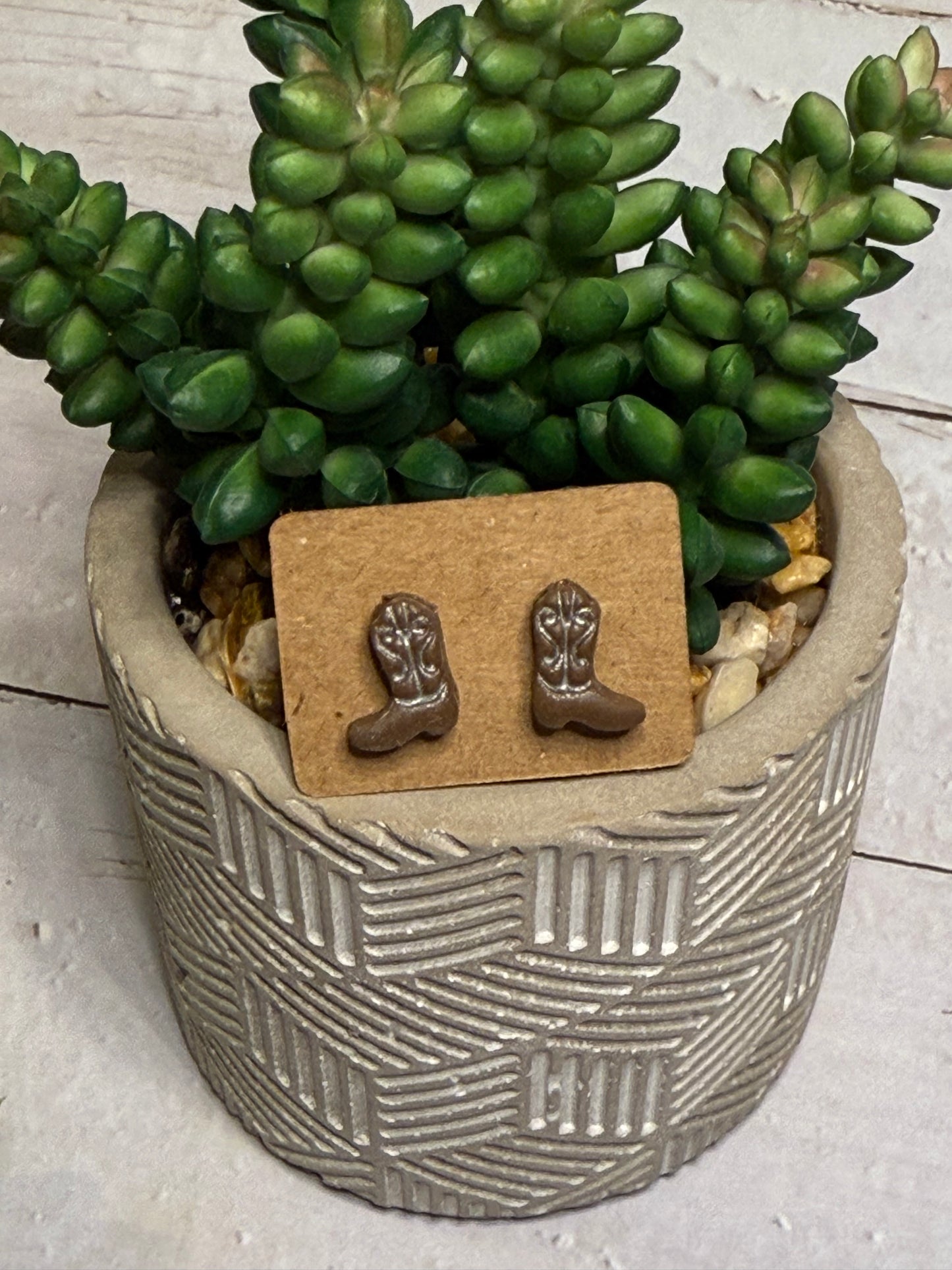 Brown Boot Studs