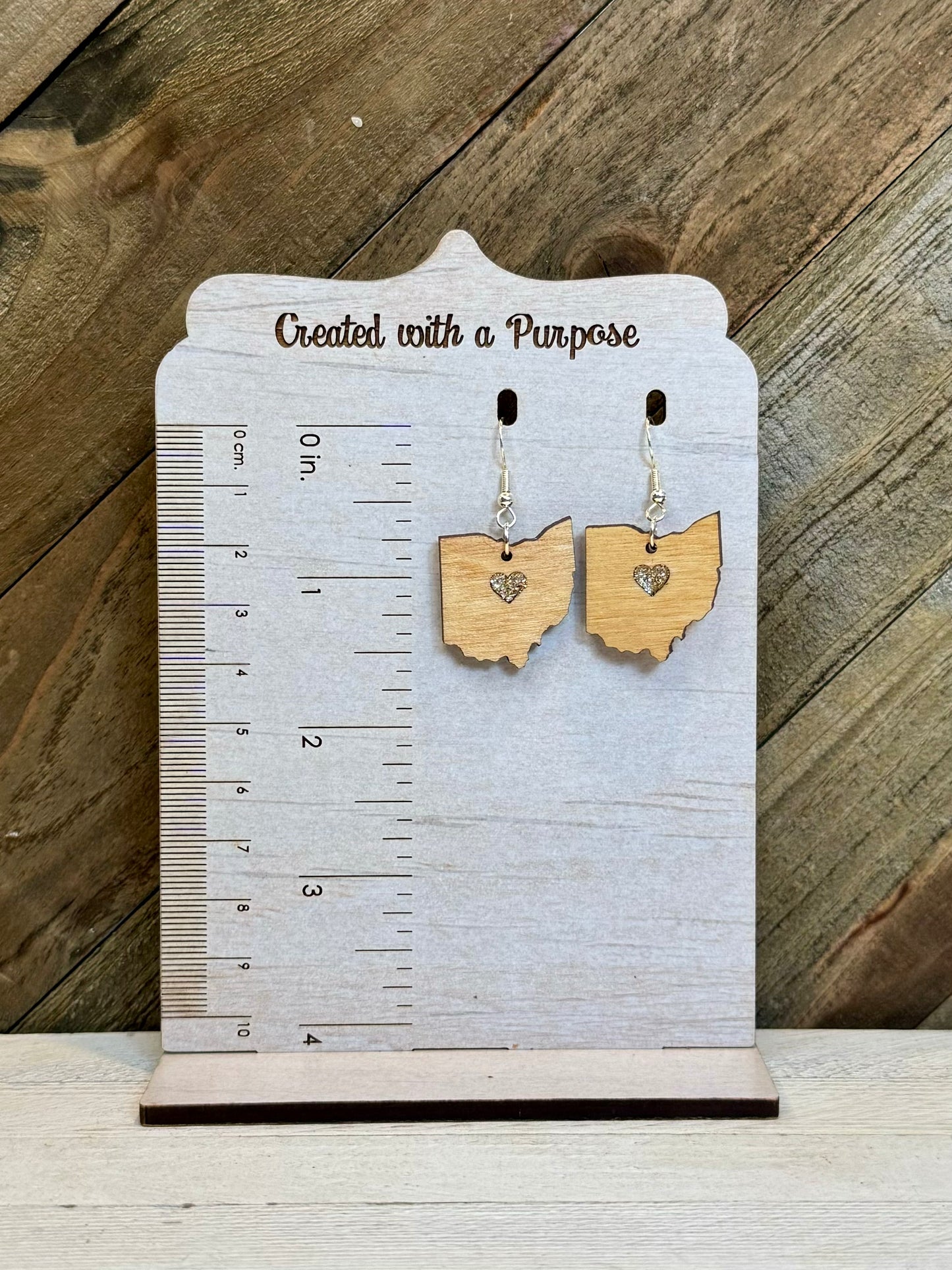 Natural Ohio with Sparkle Heart