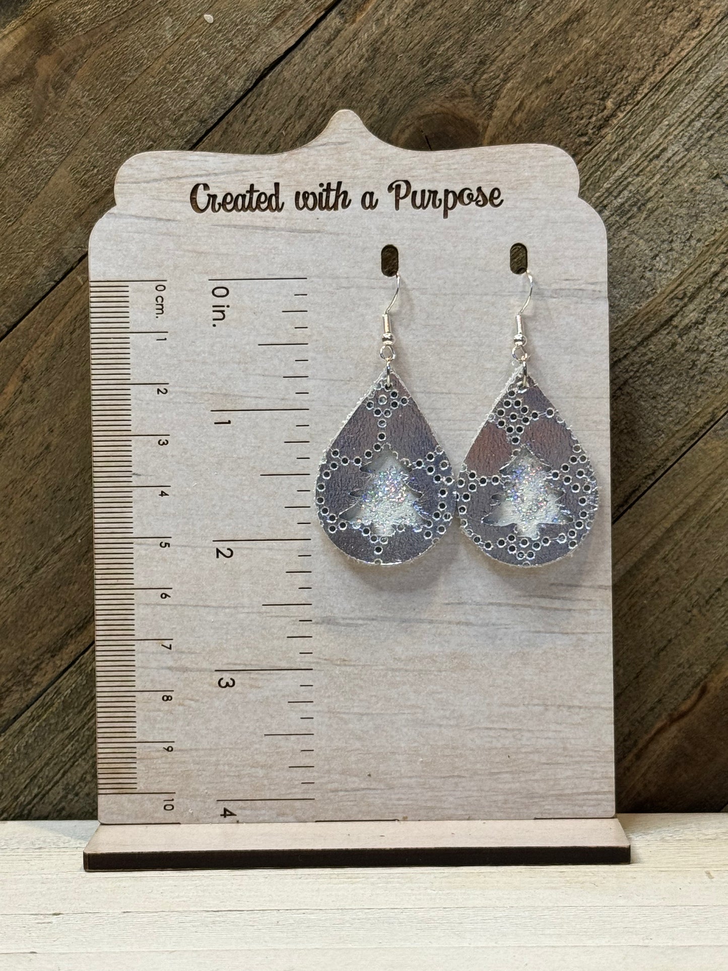 White Sparkle With Silver Christmas Tree