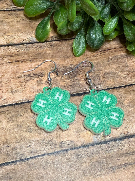 4H Dangle Earrings