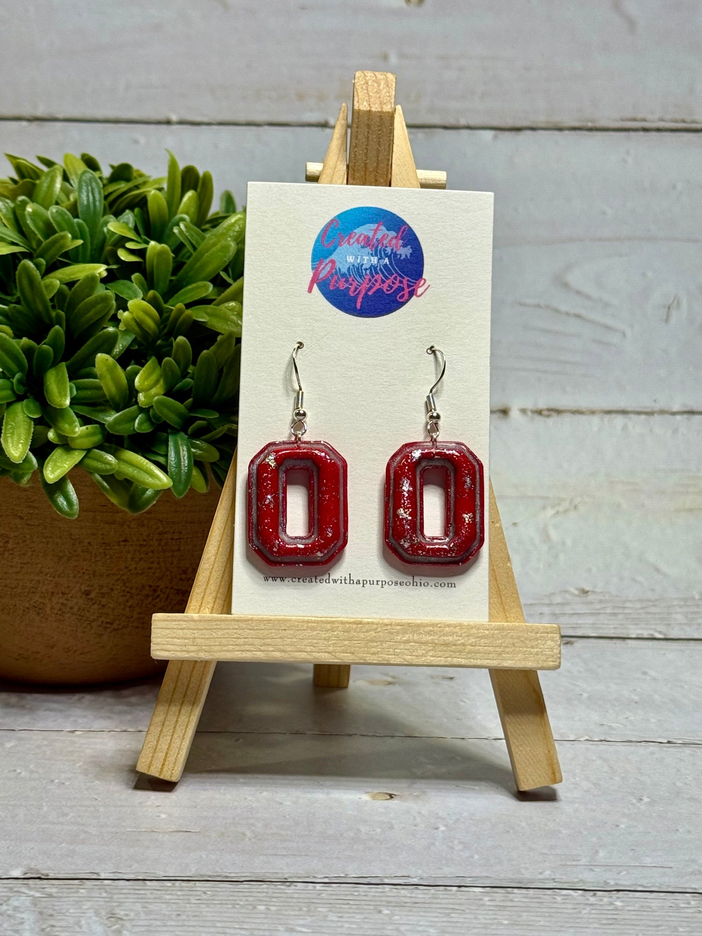 Red Polymer Clay O