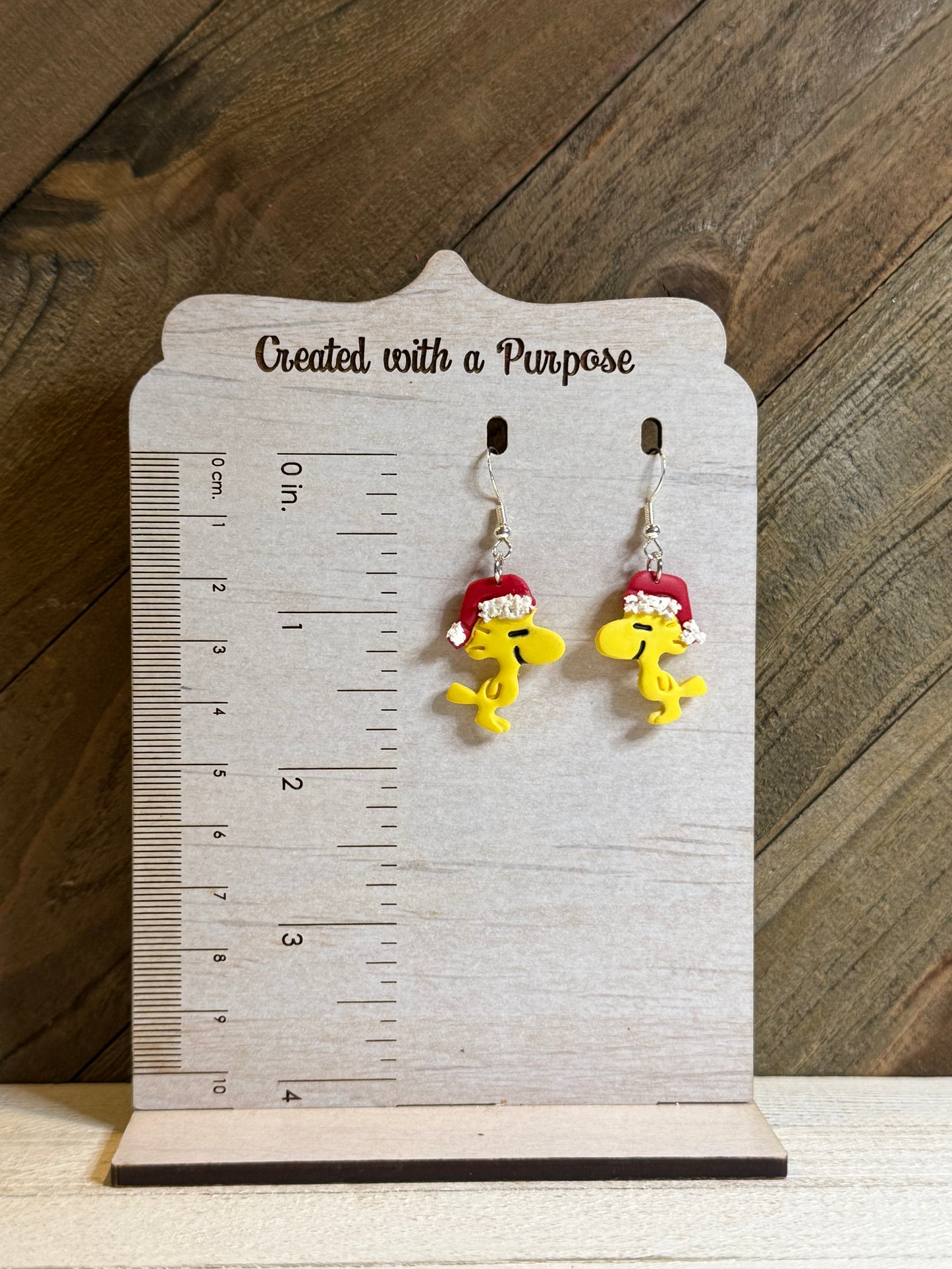 Yellow Bird with Santa Hat