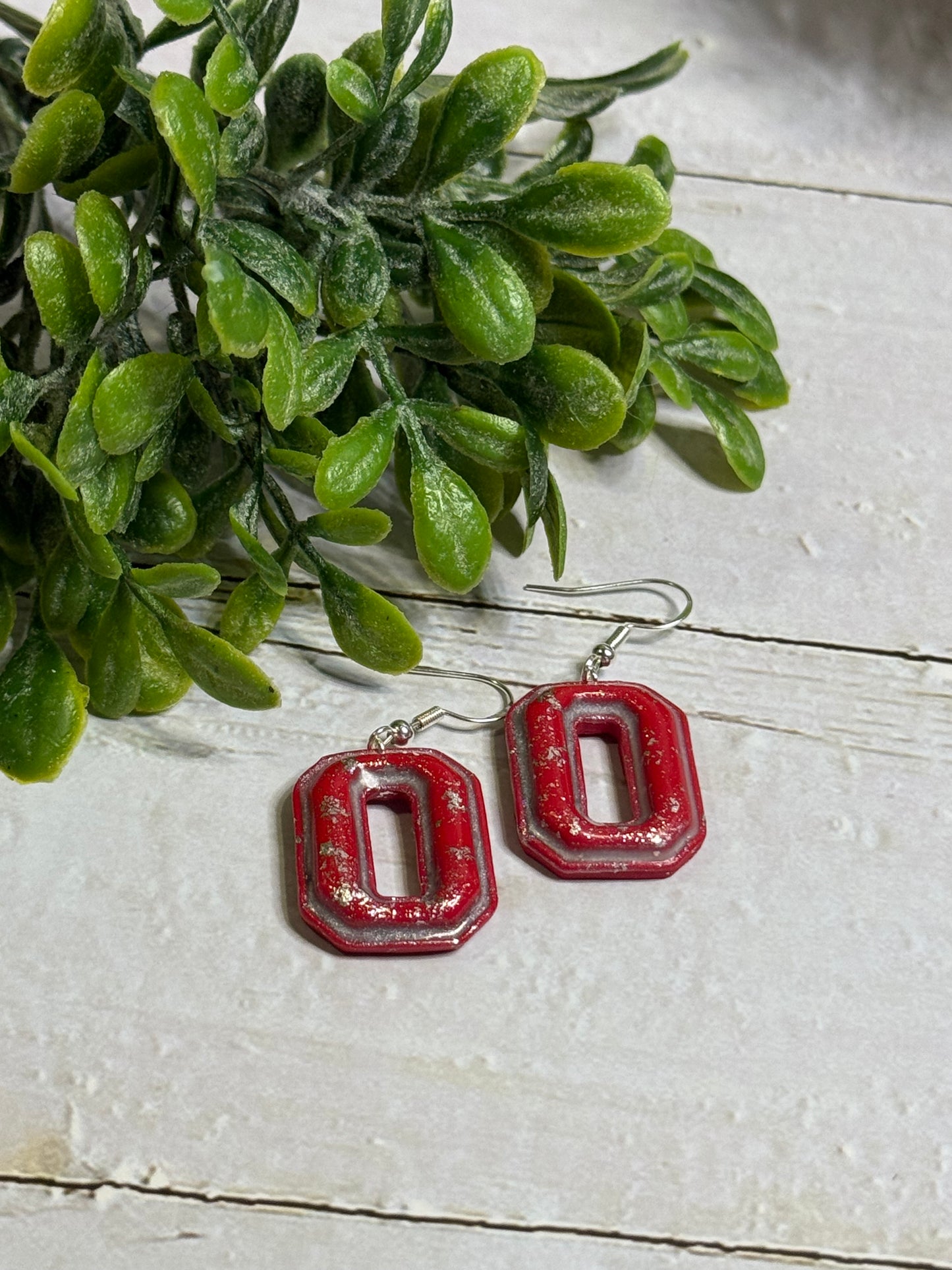 Red Polymer Clay O