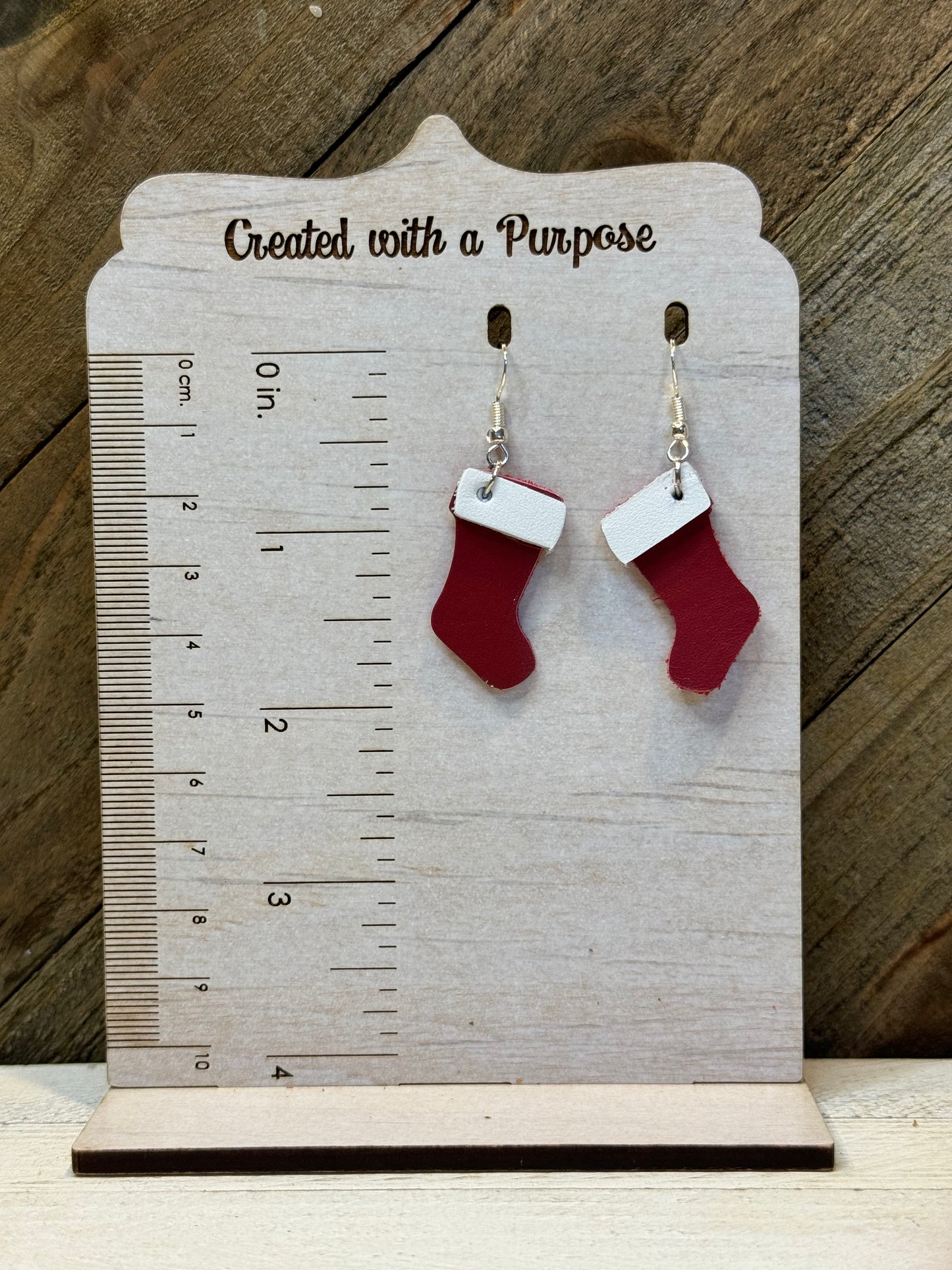 Red and White Stocking