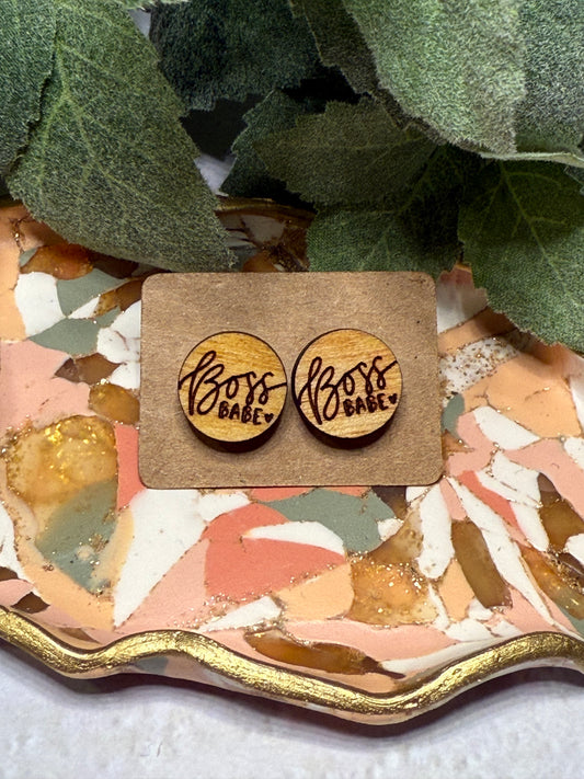 Boss Babe Studs