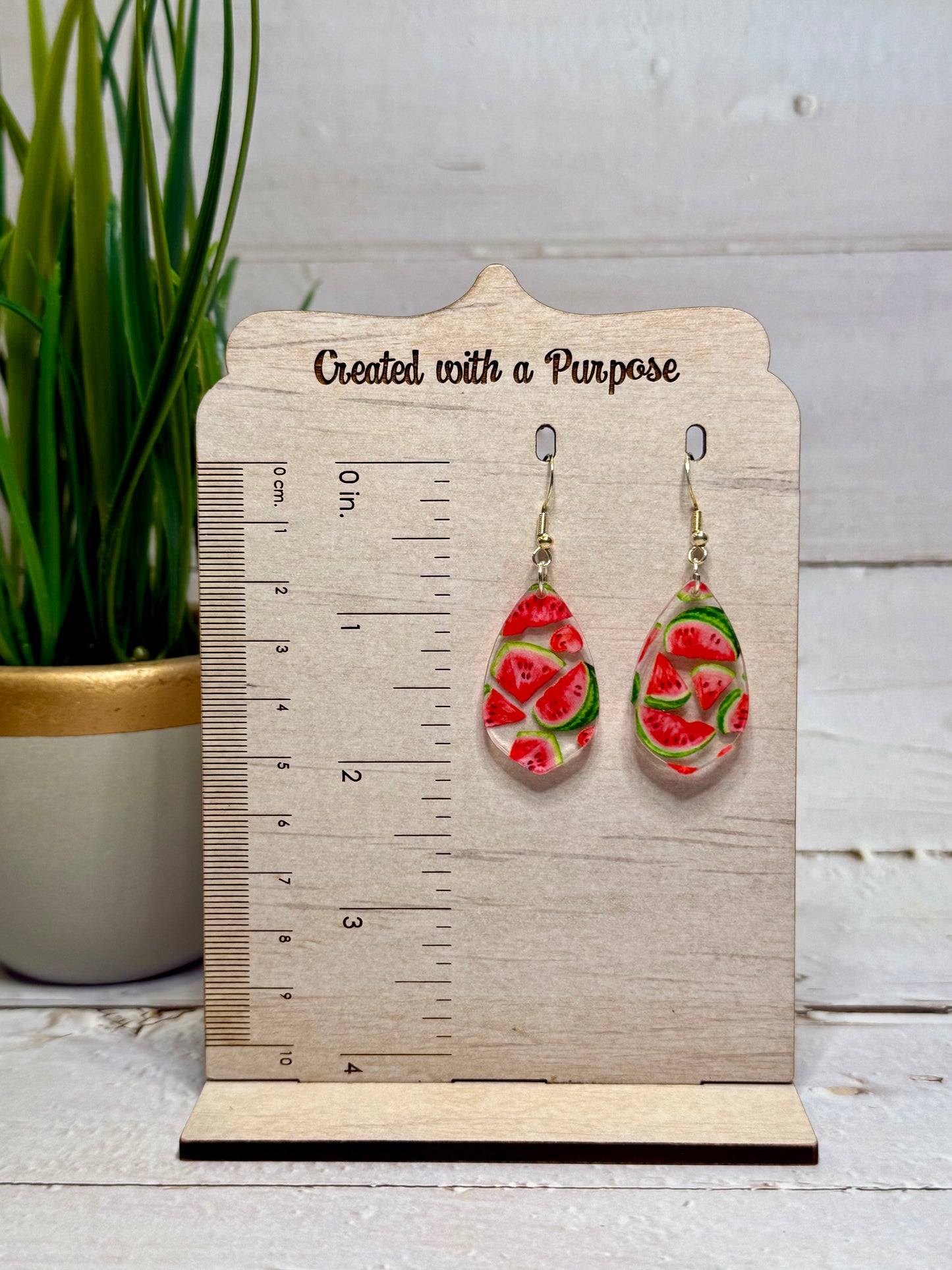 Watermelon Earrings