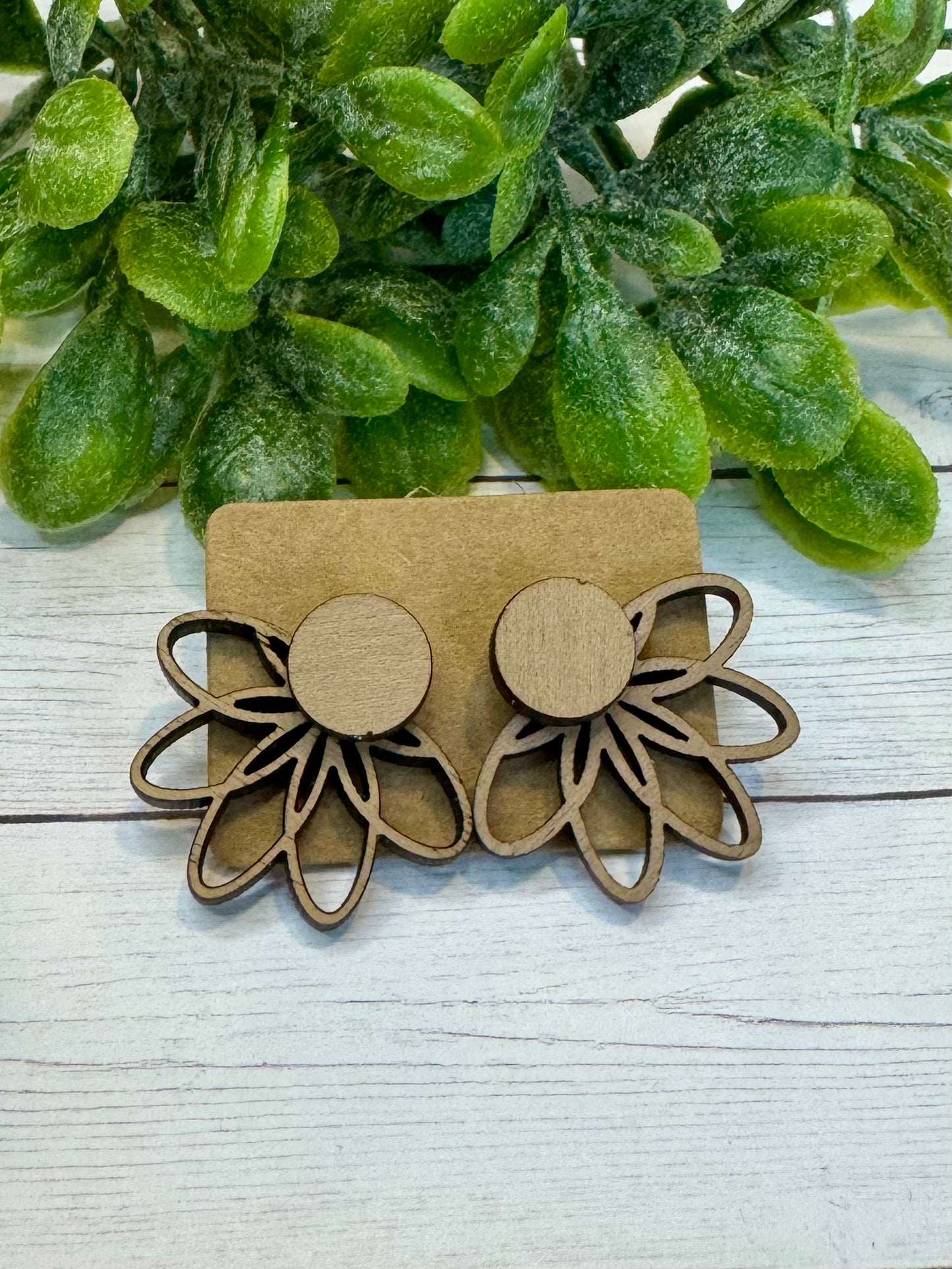 Walnut Ear Jackets