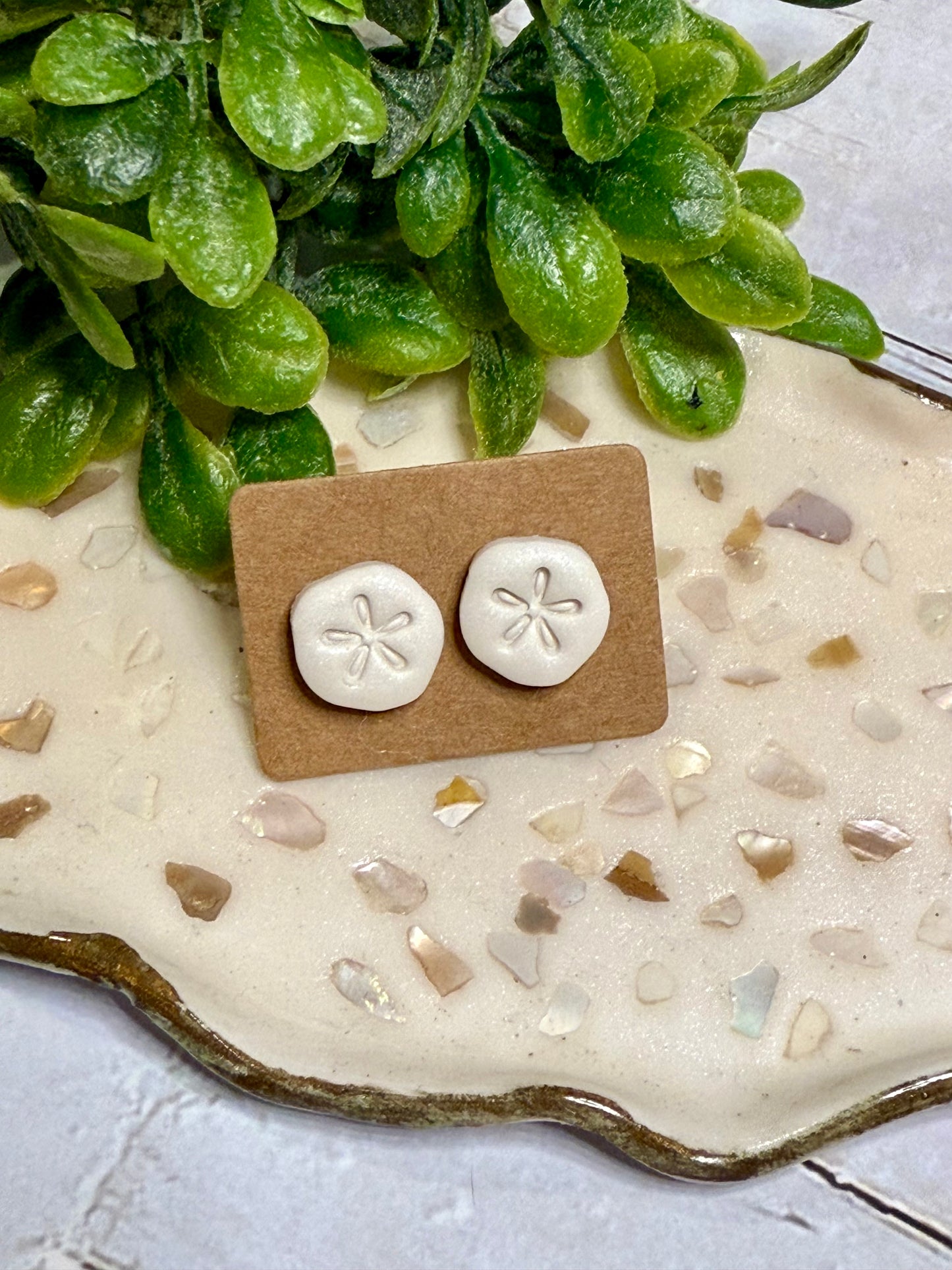 Sand Dollar Studs