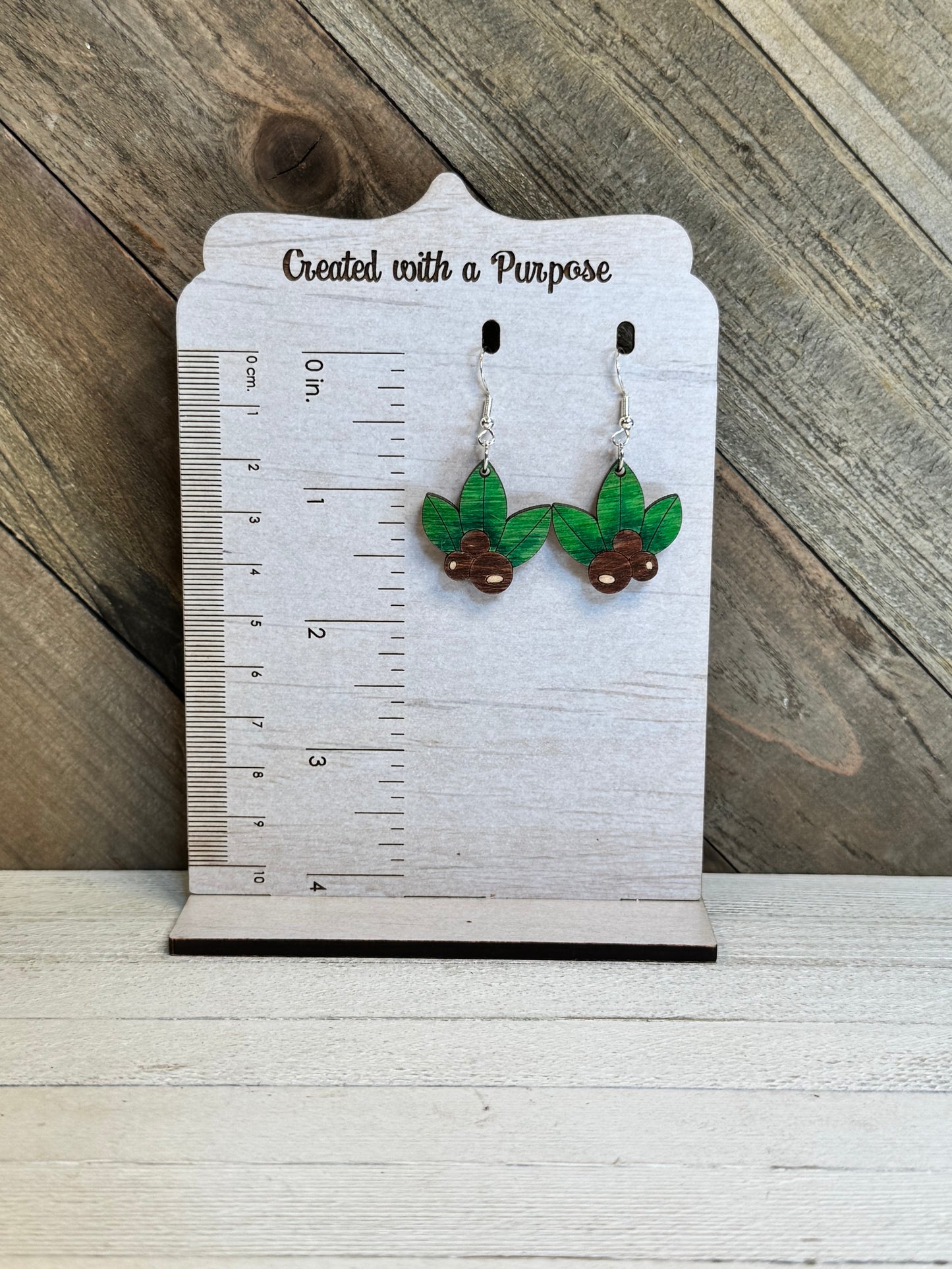 Buckeye Leaf Earrings