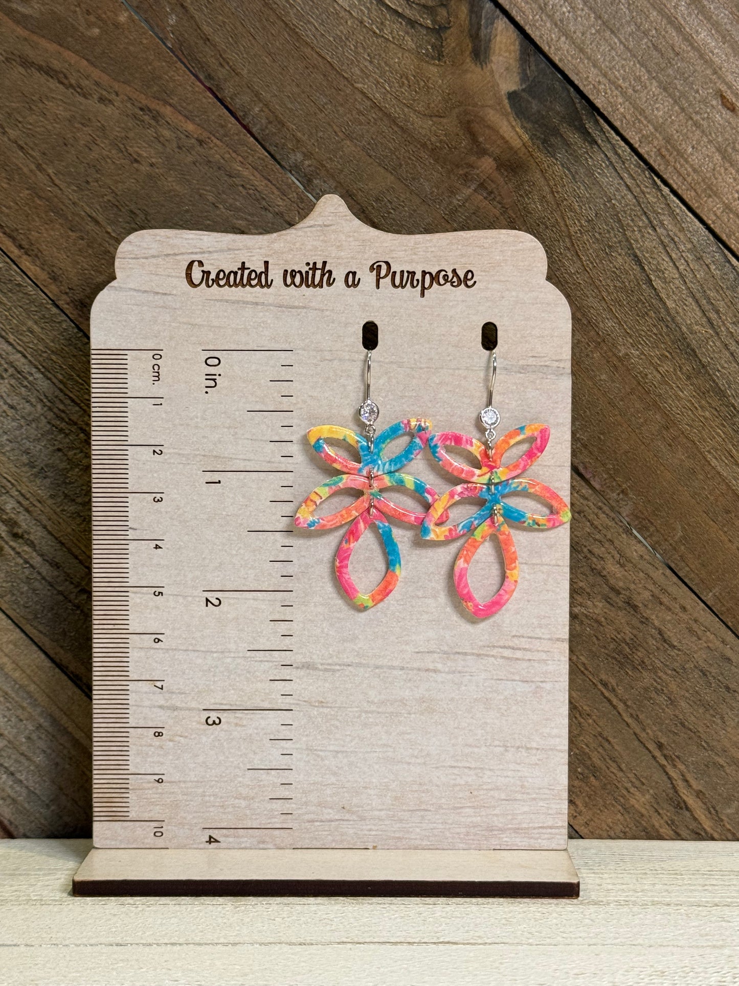 Summer Floral Statement Earrings