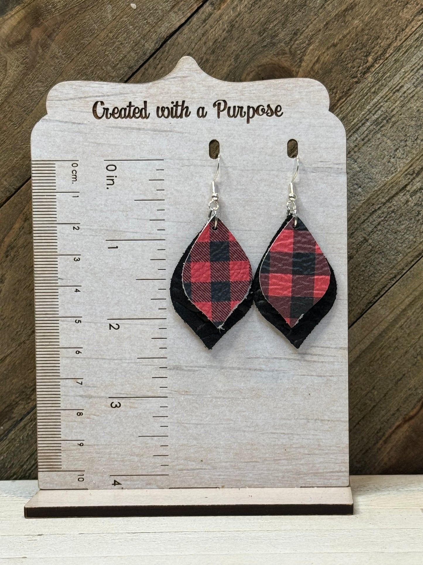 Red and Black Double Layer Buffalo