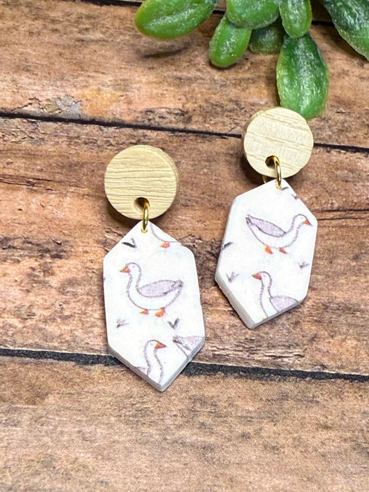 Goose Earrings