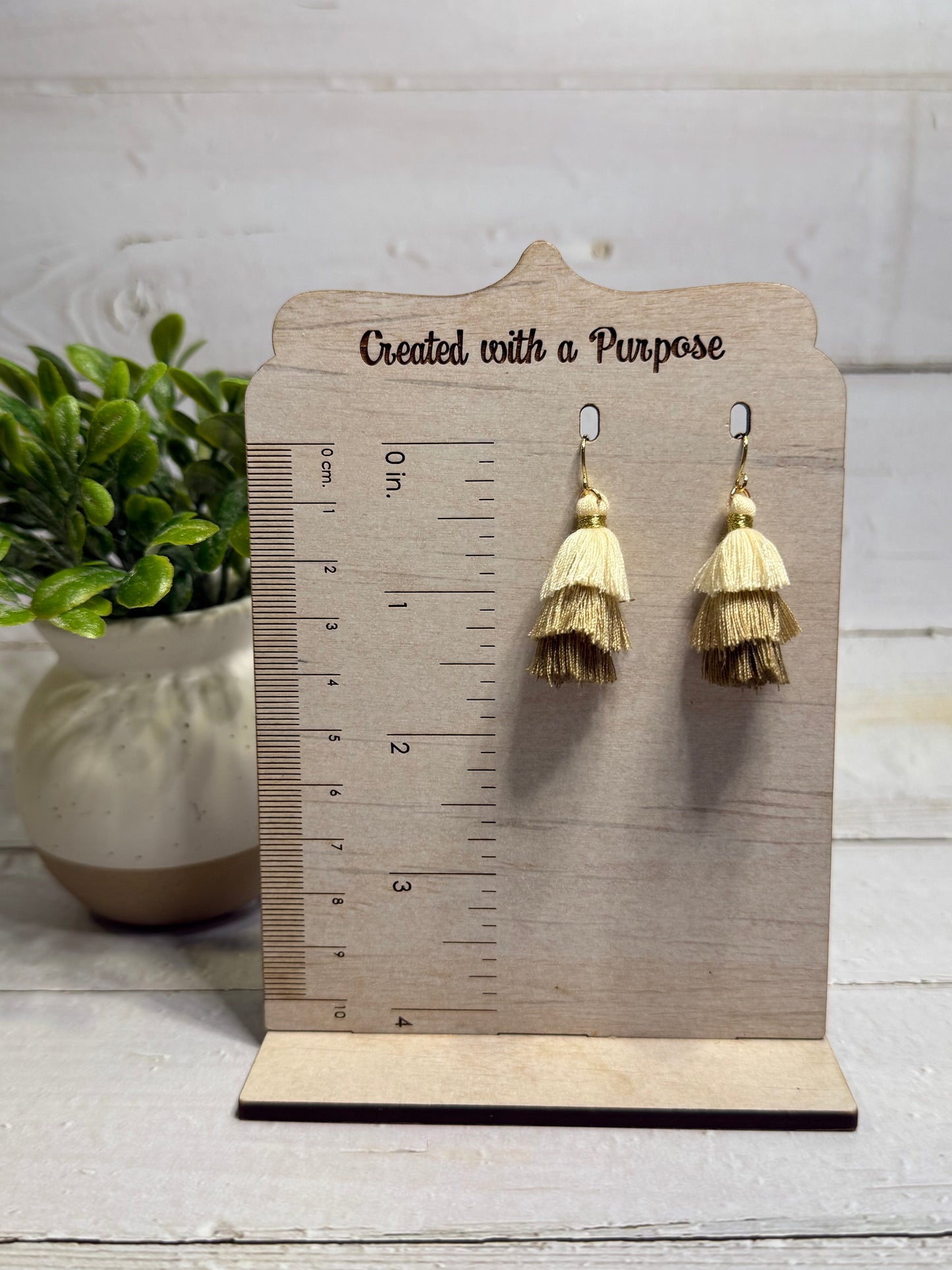 Triple Neutral Tassel