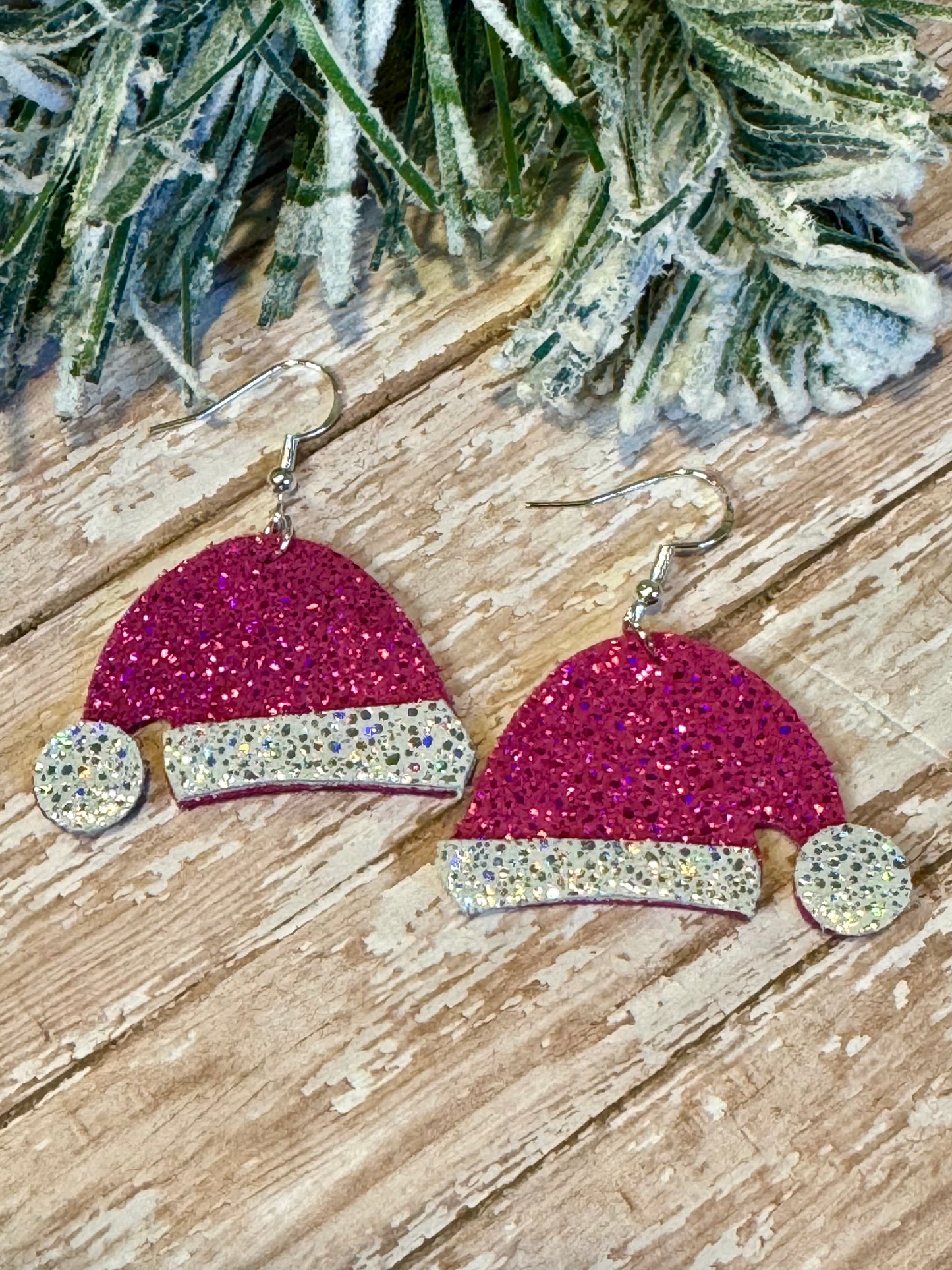 Hot Pink Santa Hats