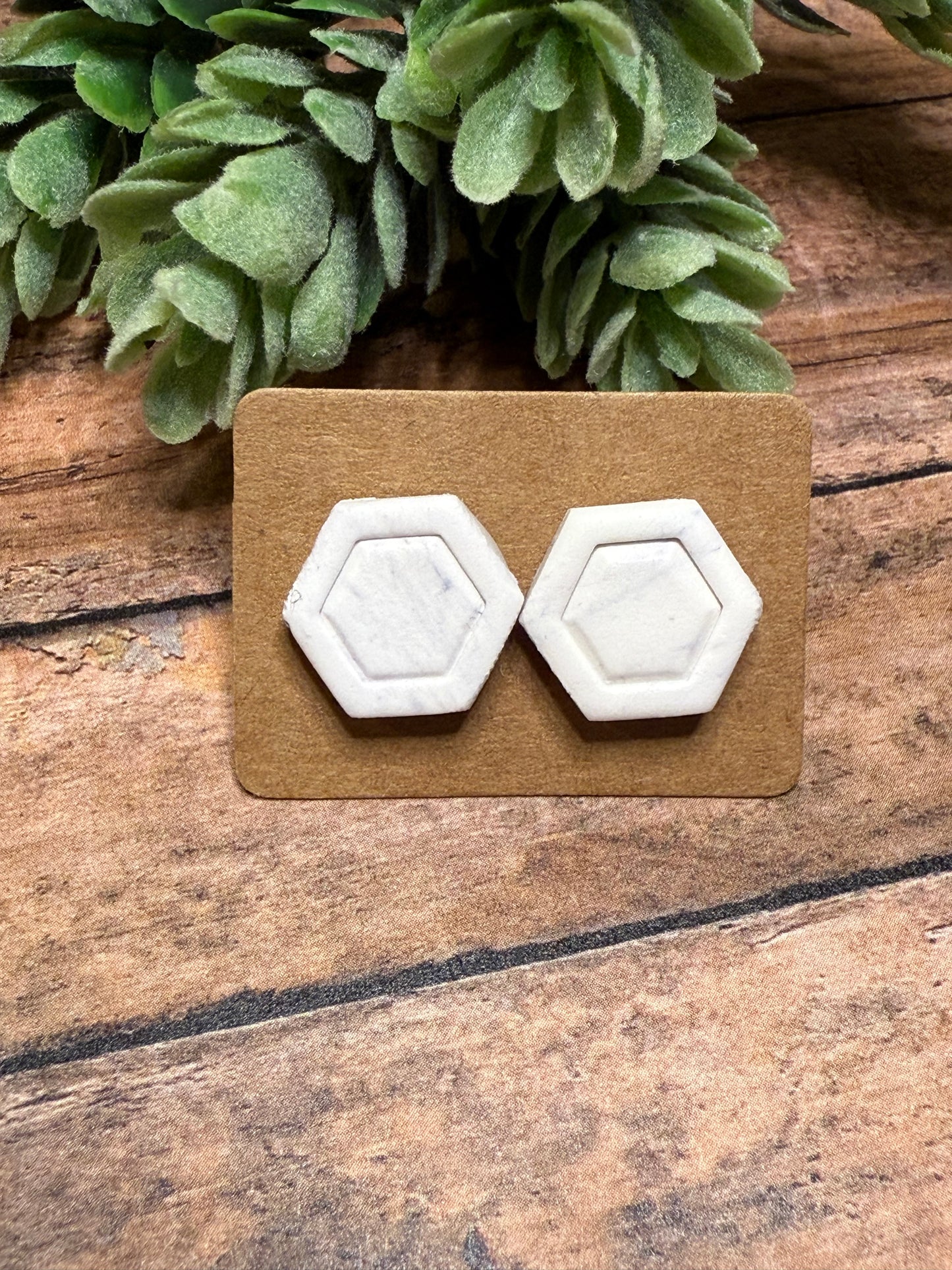 White with Blue Specks