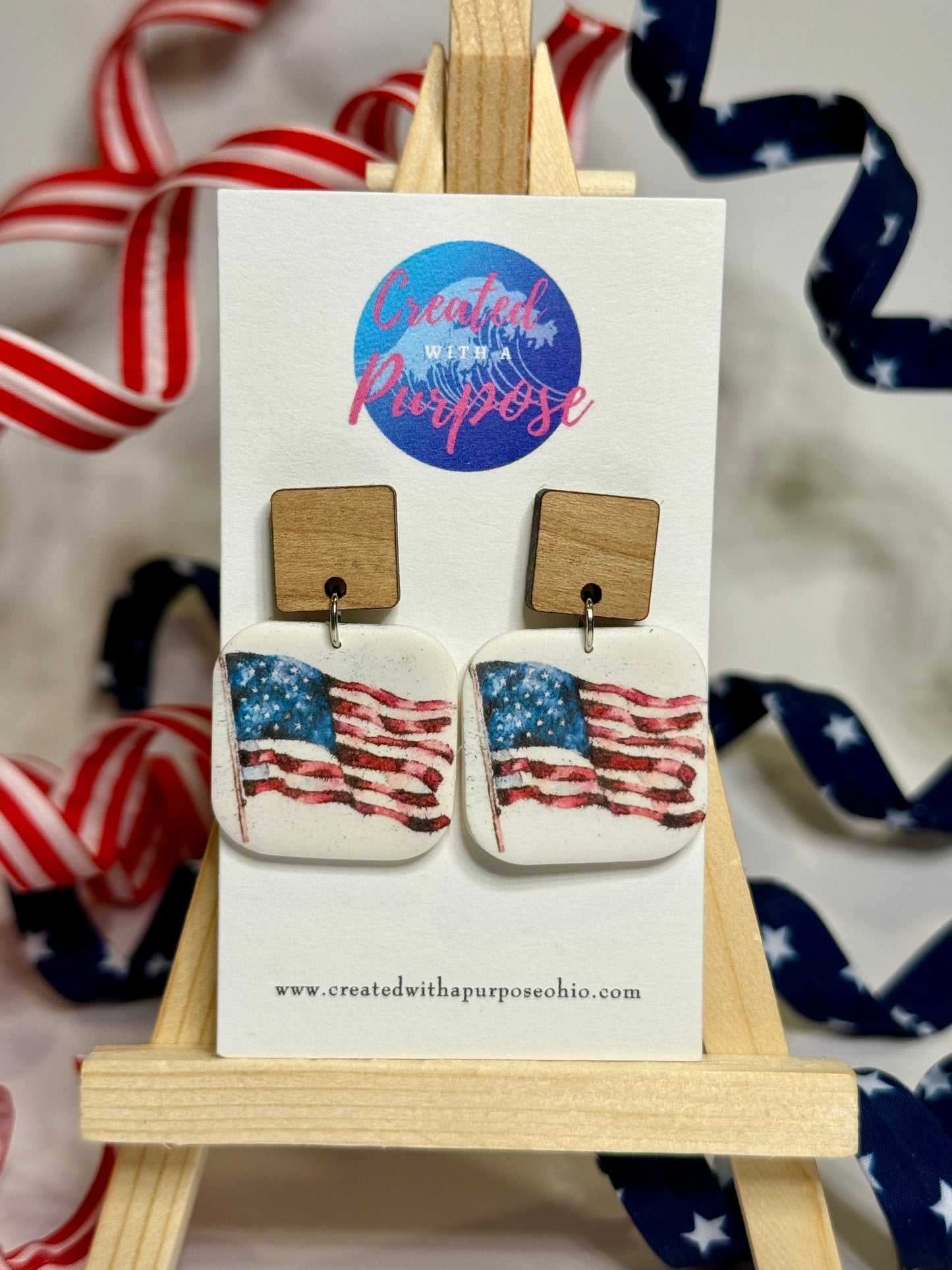 American Flag Dangles