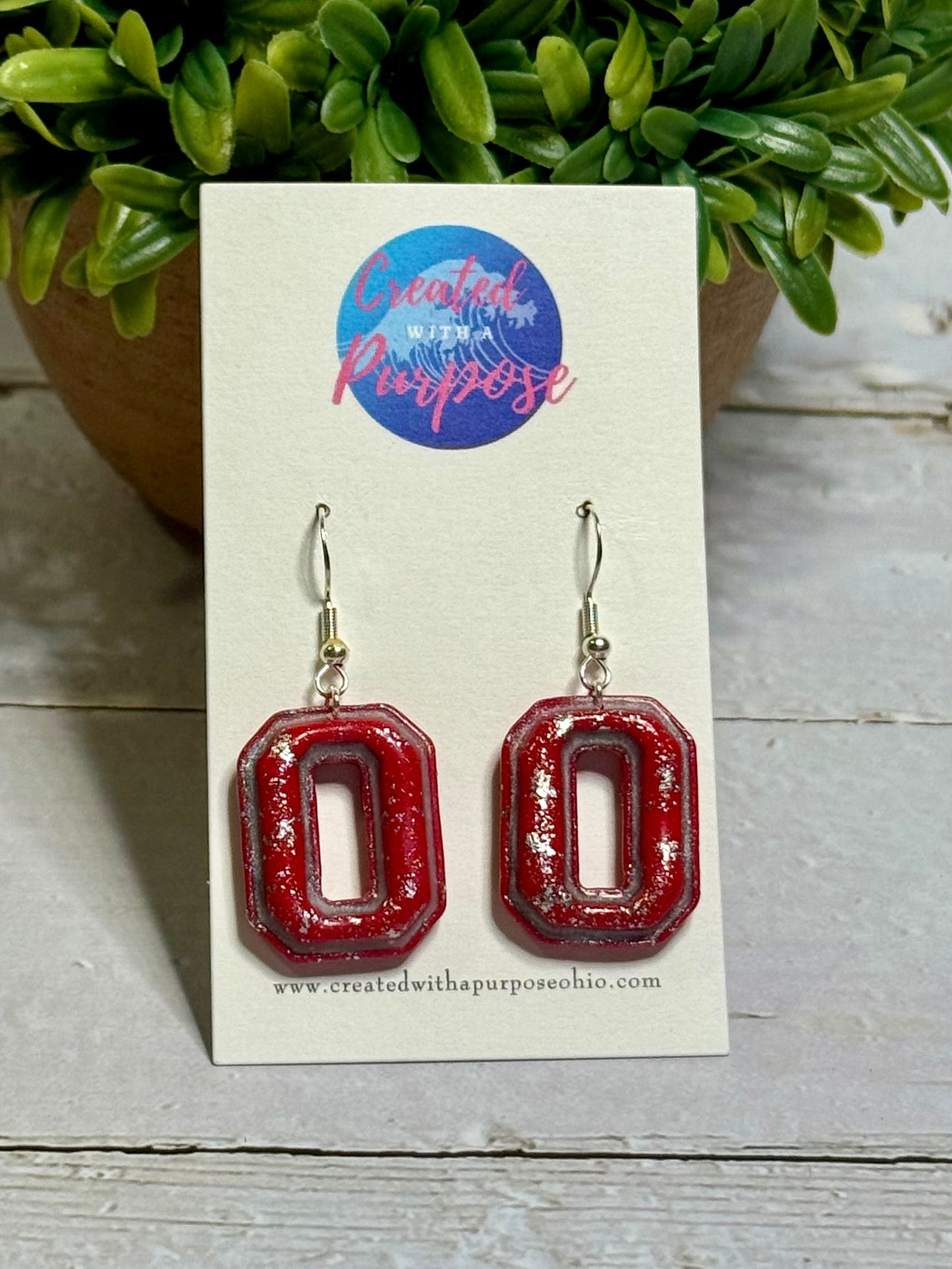 Red Polymer Clay O
