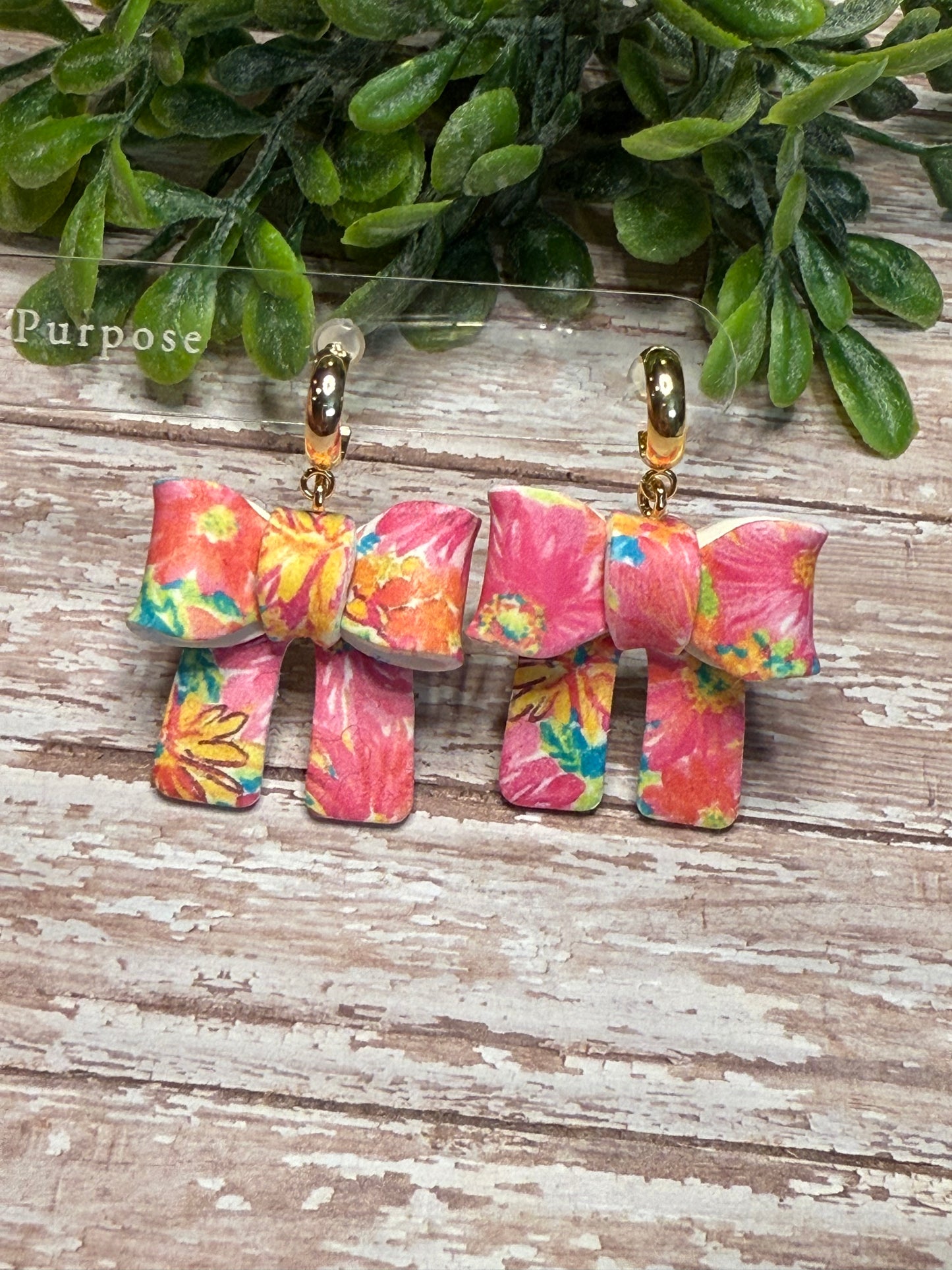 Summer Floral Bow