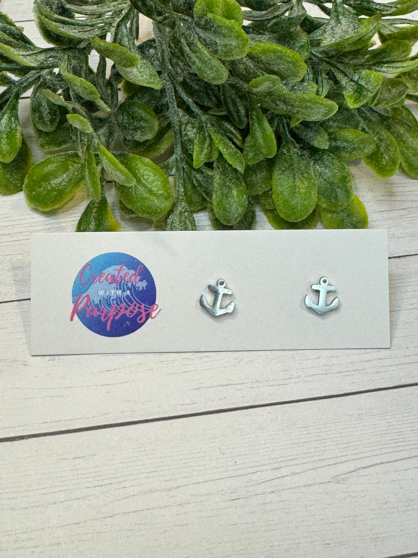 Silver Anchor Studs