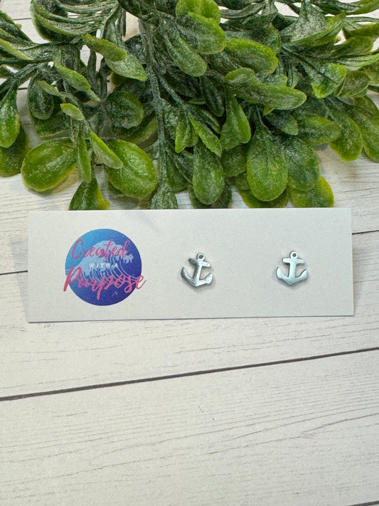 Silver Anchor Studs